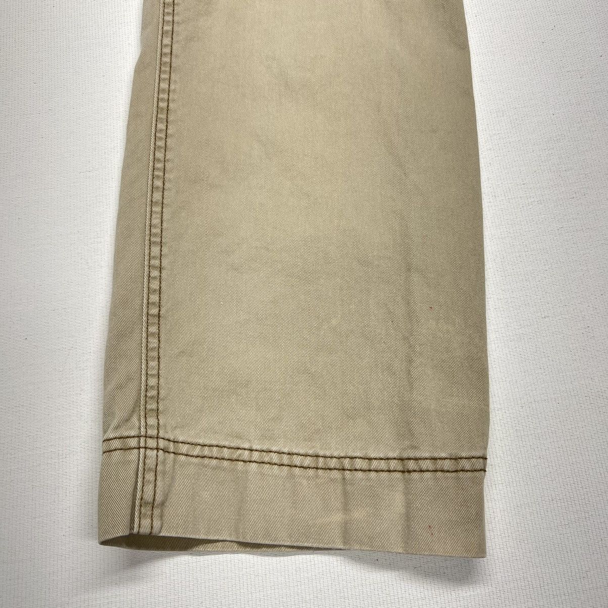 Vintage Iron Gear Cargo Pants Khaki Straight Pocket Baggy Workwear Size US 31 - 18 Thumbnail