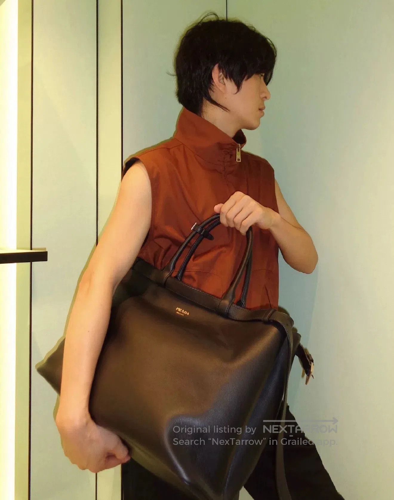 Hermes Hermes Show Style Red-Brown Utility Cargo Vest. Size US L / EU 52-54 / 3 - 6 Thumbnail