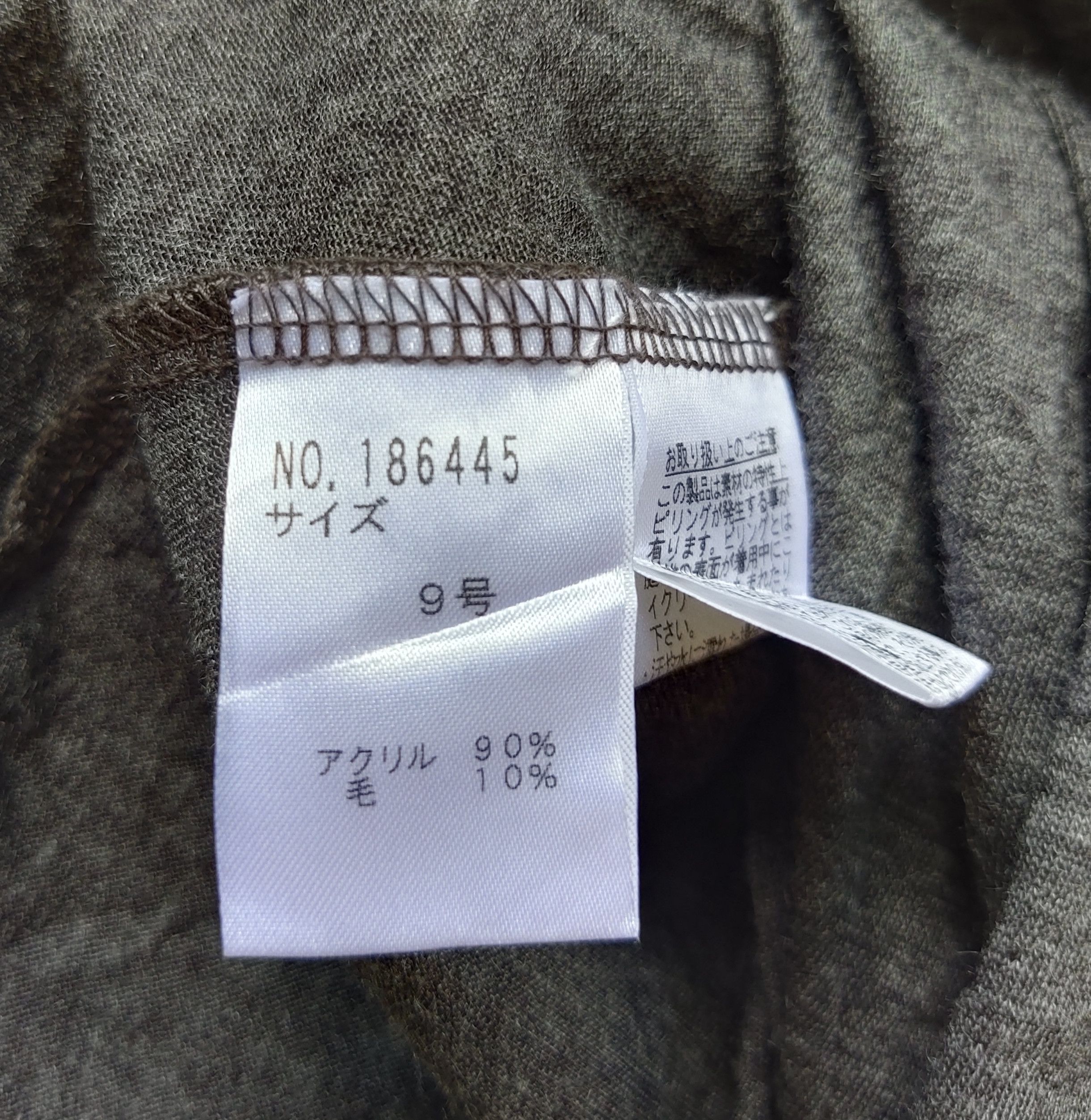 Kansai Yamamoto (S224) Kansai BIS Gray Acrylic Pullover Shawl Blouse Sz 9 Size S / US 4 / IT 40 - 7 Thumbnail