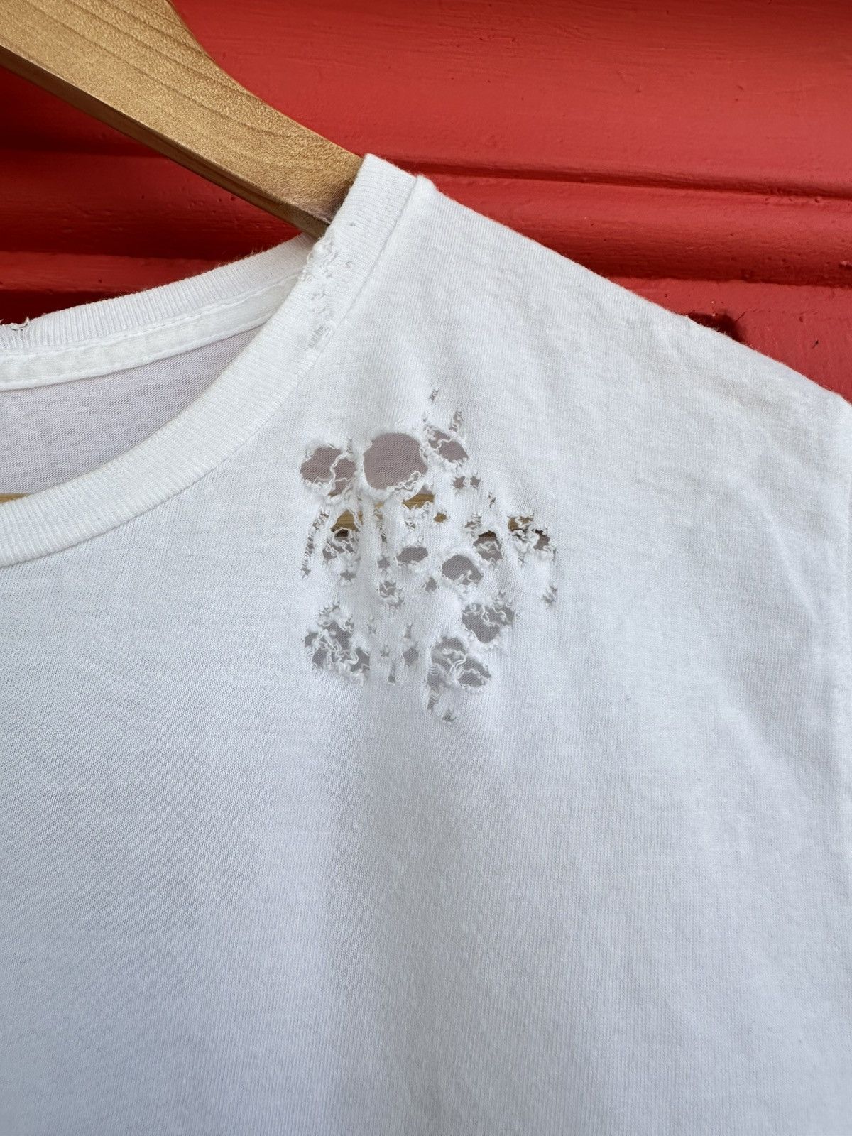 Japanese Brand Distressed Anarchy & Peace Propaganda Japanese Tee Size US M / EU 48-50 / 2 - 6 Thumbnail