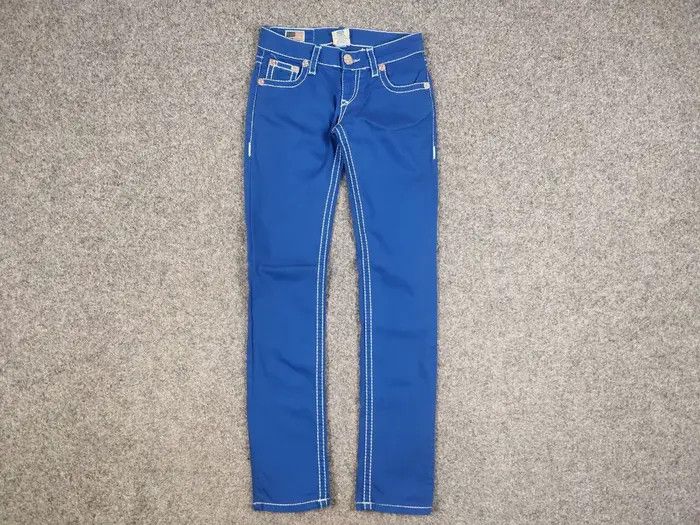 True Religion True Religion Geno Denim Slim Jeans Made in USA Y2K Style Size 28" / US 6 / IT 42 - 4 Thumbnail