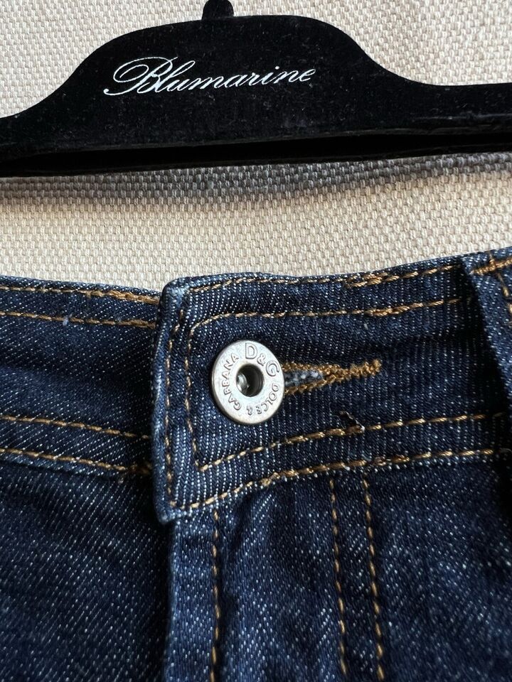 Dolce & Gabbana Dolce & Gabbana Knee Length Denim Skirt Blue Size S Size 28" / US 6 / IT 42 - 6 Thumbnail