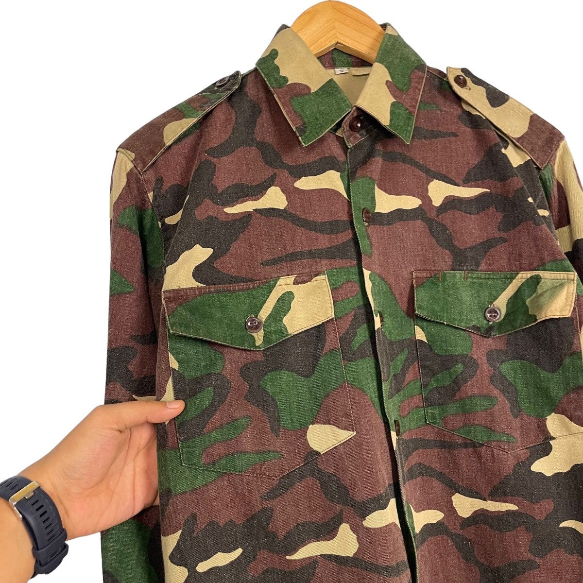 Japanese Brand Japanese Camouflage Military Light Jacket Size US XS / EU 42 / 0 - 7 Thumbnail