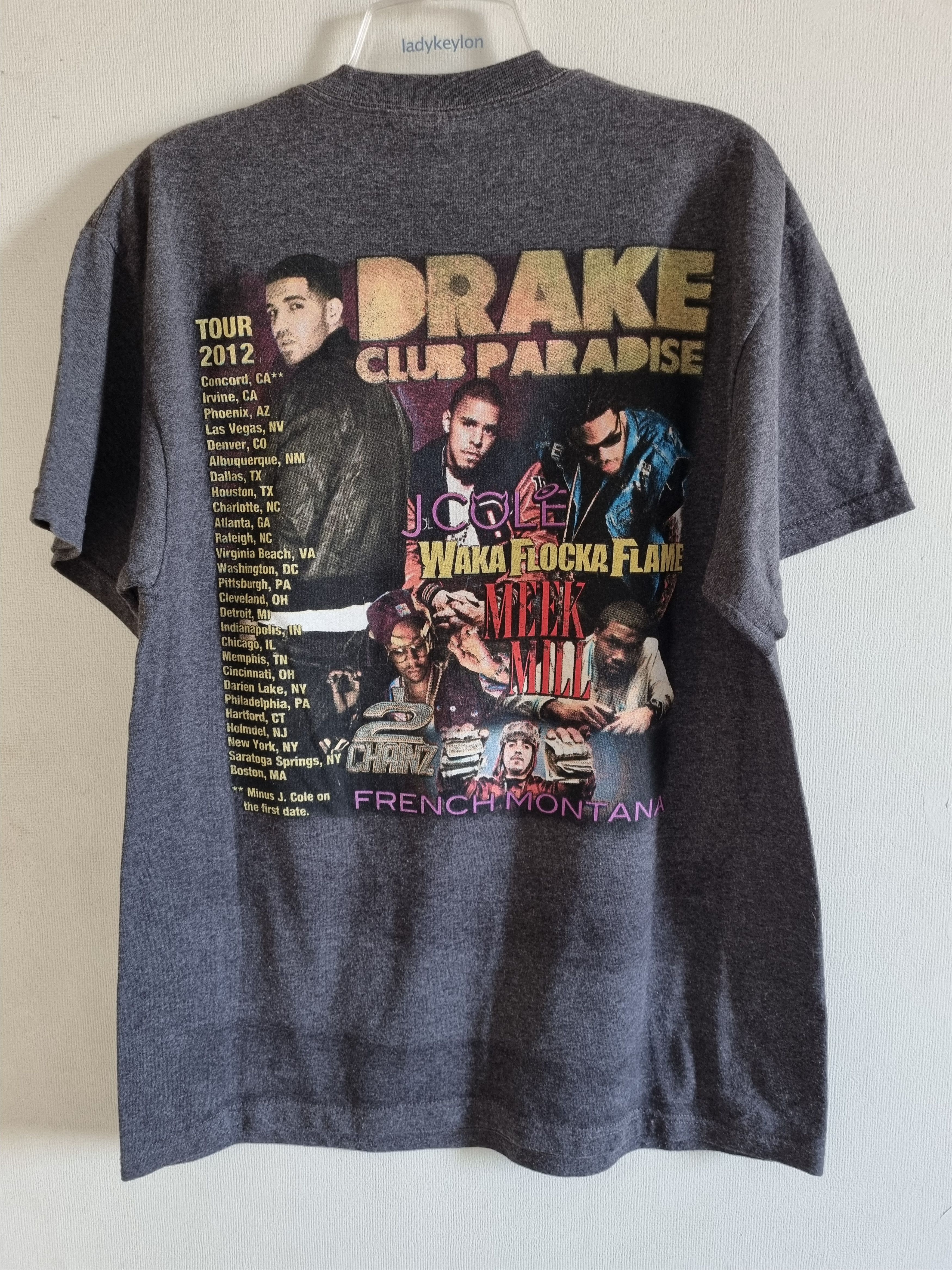 Delta × Drake × Rap Tees 2012 drake tee "Club paradise tour" j cole wakaflocka meek Size US L / EU 52-54 / 3 - 2 Thumbnail