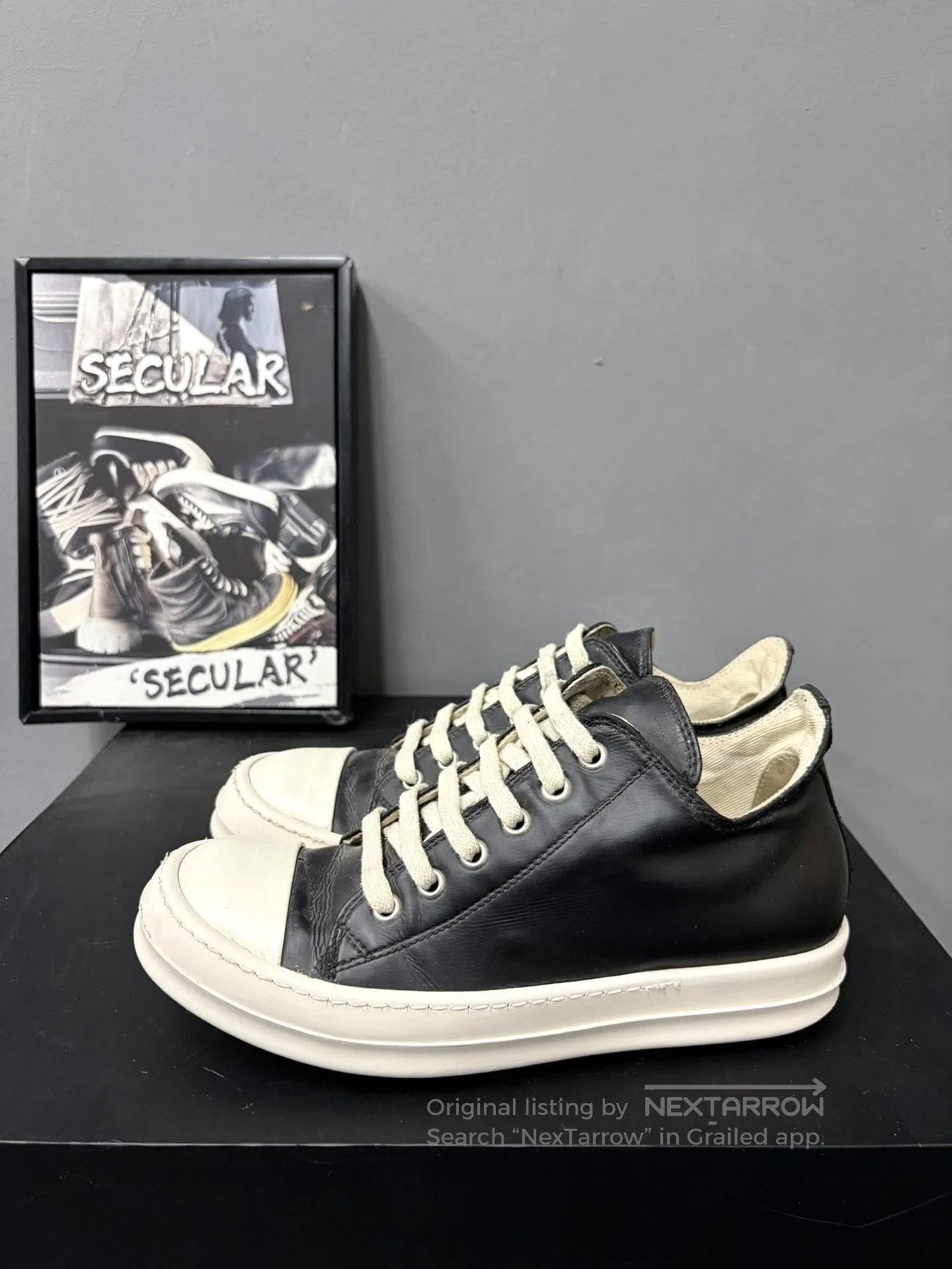 Rick Owens Drkshdw Rick Owens Drskhdw Black White Low. Size US 5 / IT 35 - 2 Thumbnail