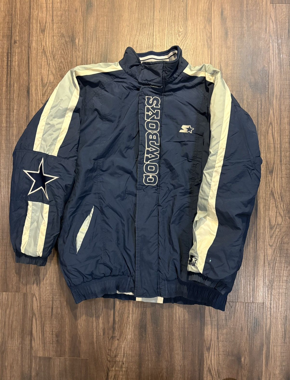 Starter 🔥Vintage 90s Starter Dallas Cowboys NFL Pro Line Jacket🔥 Size US XL / EU 56 / 4 - 1 Thumbnail