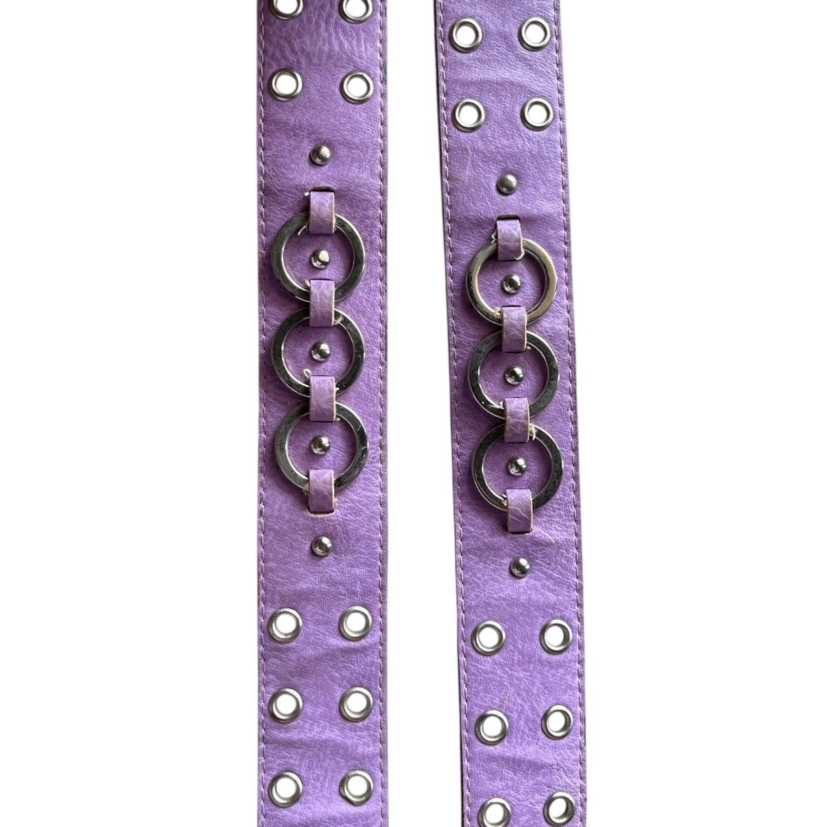 Japanese Brand Japanese Double Grommet Ring Studded Belt Size 30 - 5 Thumbnail
