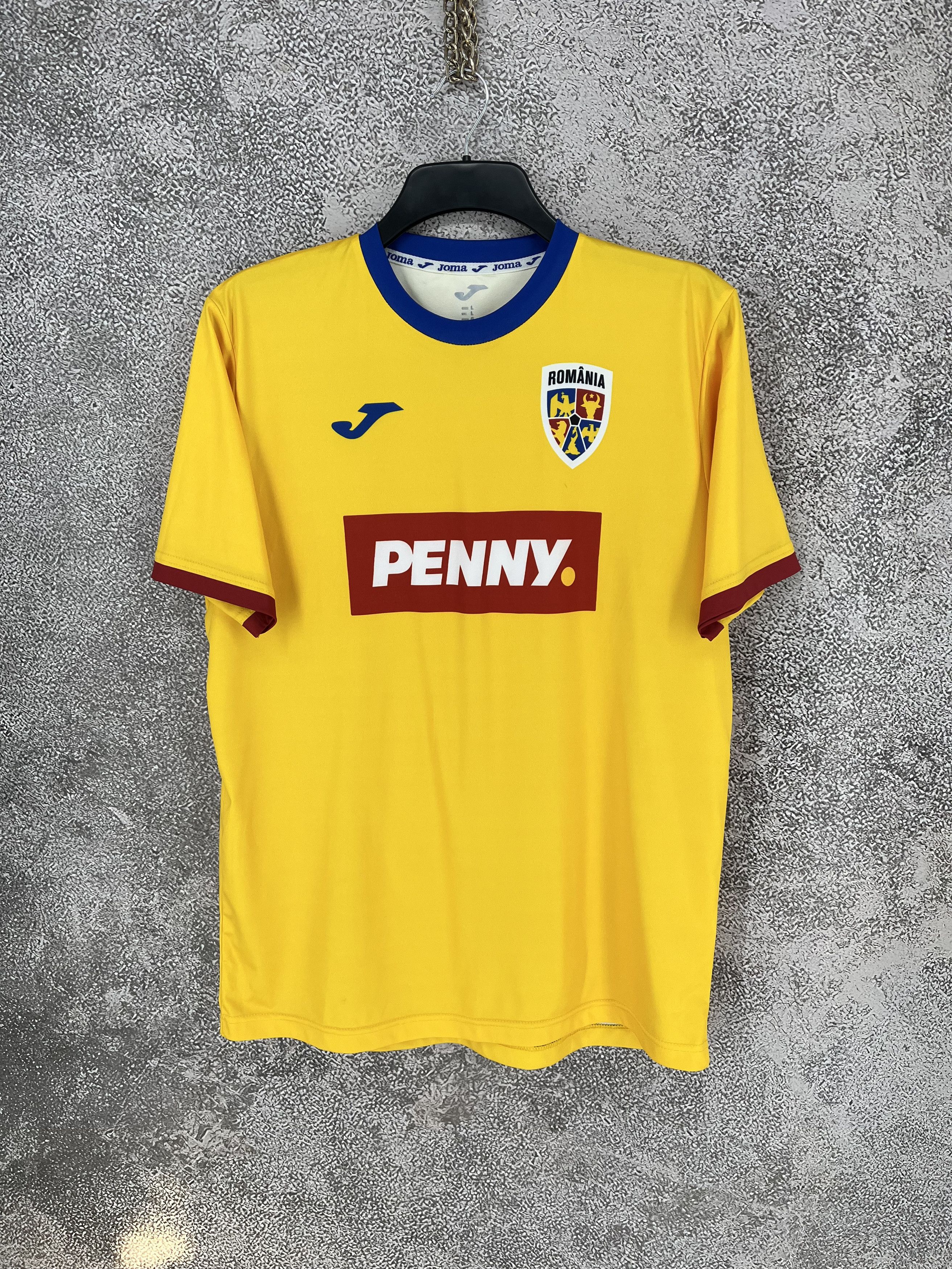 Joma Romania 2024-25 Joma Home Fan Football Shirt L Size US L / EU 52-54 / 3 - 1 Thumbnail