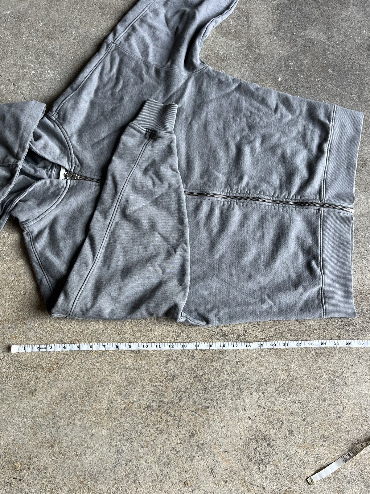 Other GREY BOXY LOOSE ZIP UP HOODIE (S) Size US S / EU 44-46 / 1 - 12 Thumbnail