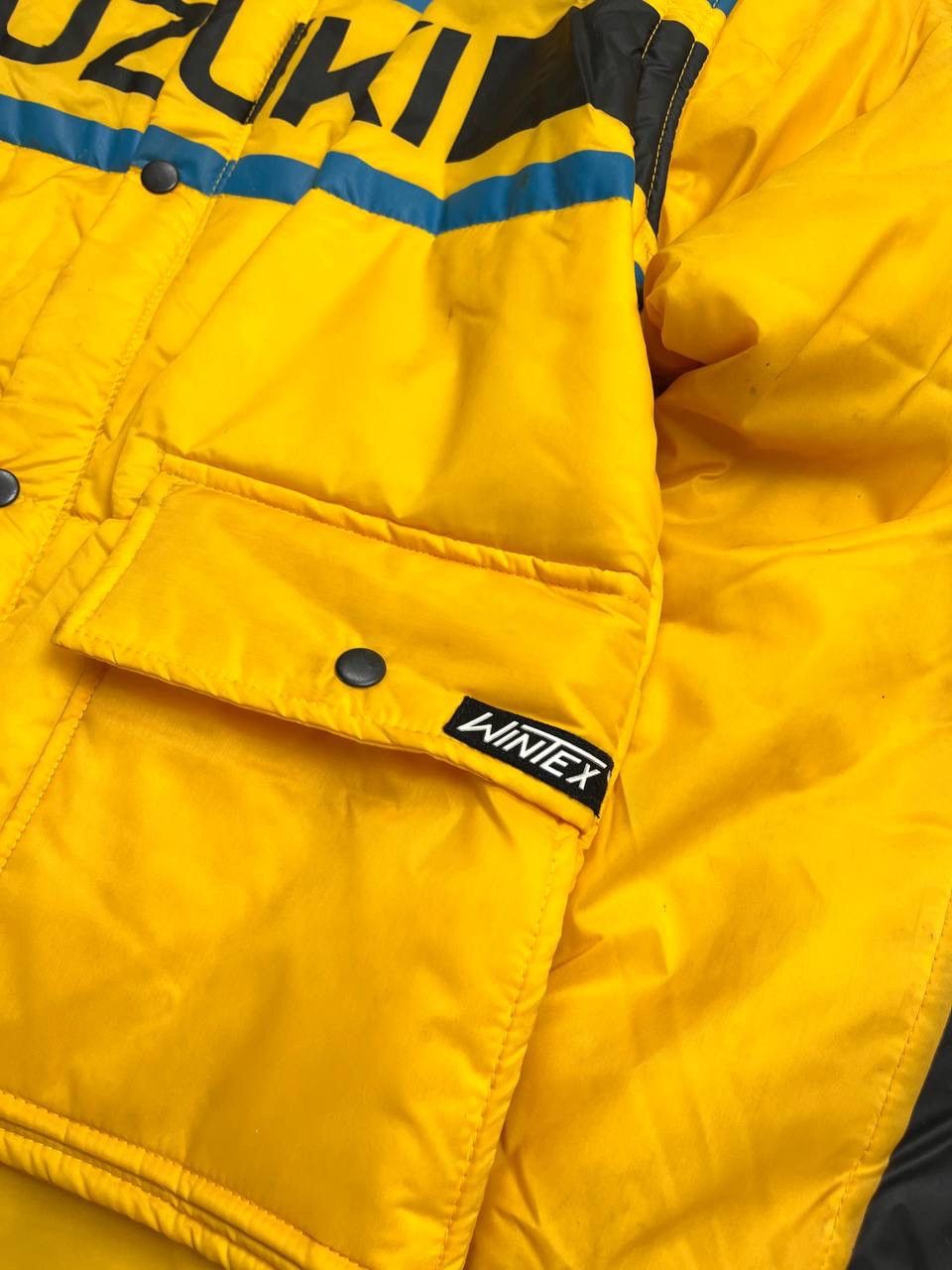 Vintage Vintage Suzuki Racing Modular Yellow Down Puffer Jacket S Size US S / EU 44-46 / 1 - 4 Thumbnail