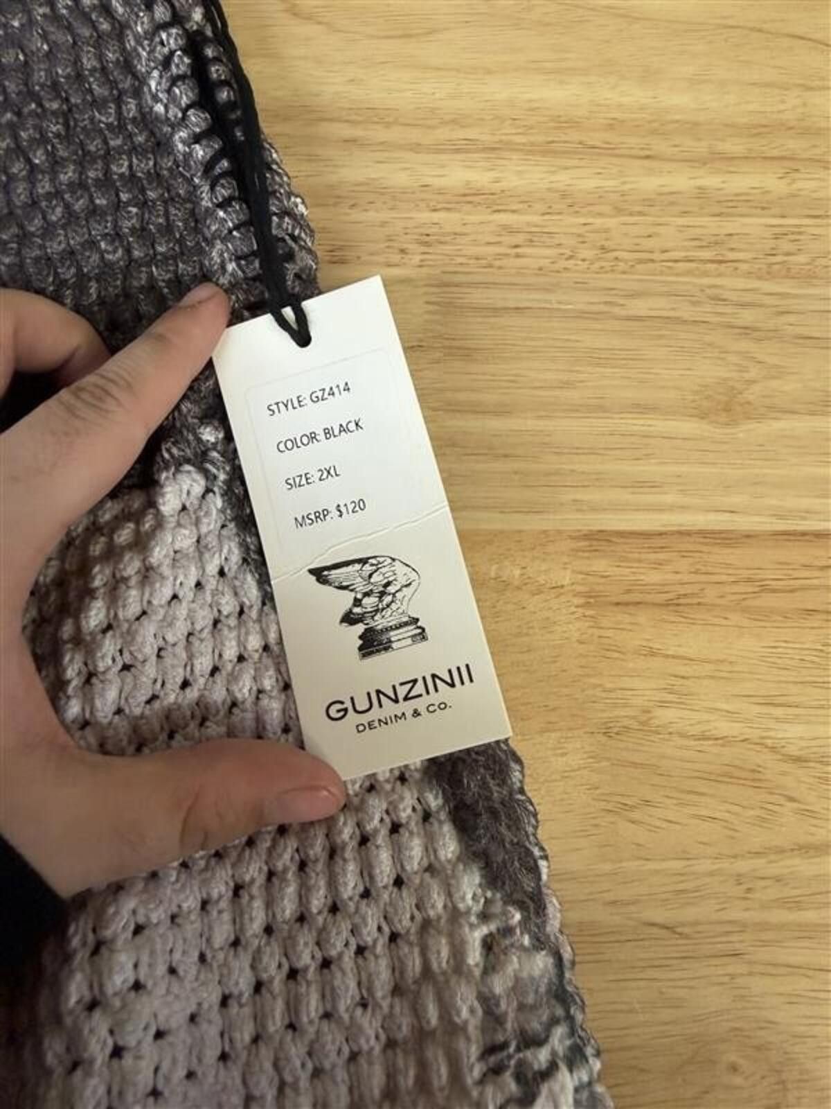 Other 2020s Gunzinii Denim Co Knit Shorts Graphic 2XL NWT Luxury Size US 40 / EU 56 - 4 Thumbnail
