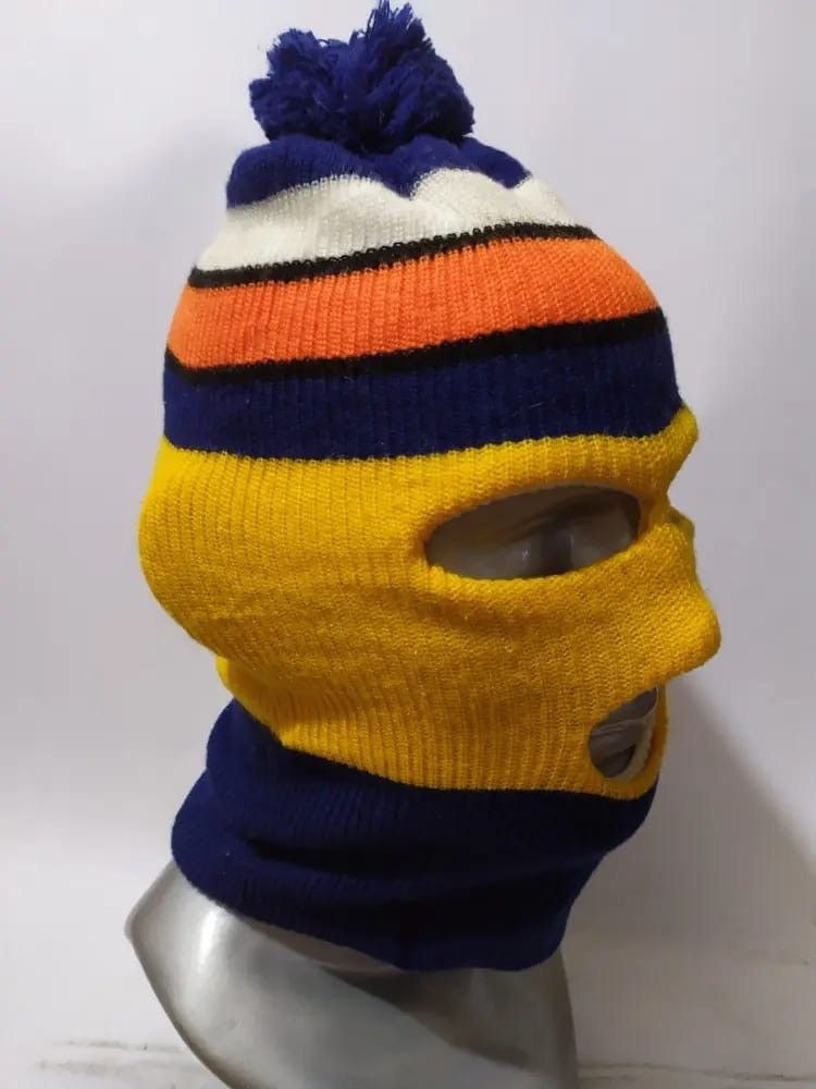 Other Unknown Stripe Multi Coloured design balaclava Masked Hats Size ONE SIZE - 4 Thumbnail