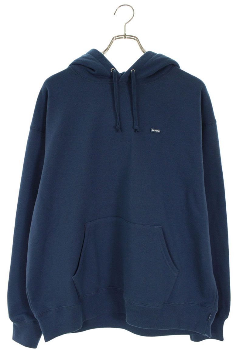 Supreme Supreme Satin Applique Hooded Sweatshirt SMALL Navy New