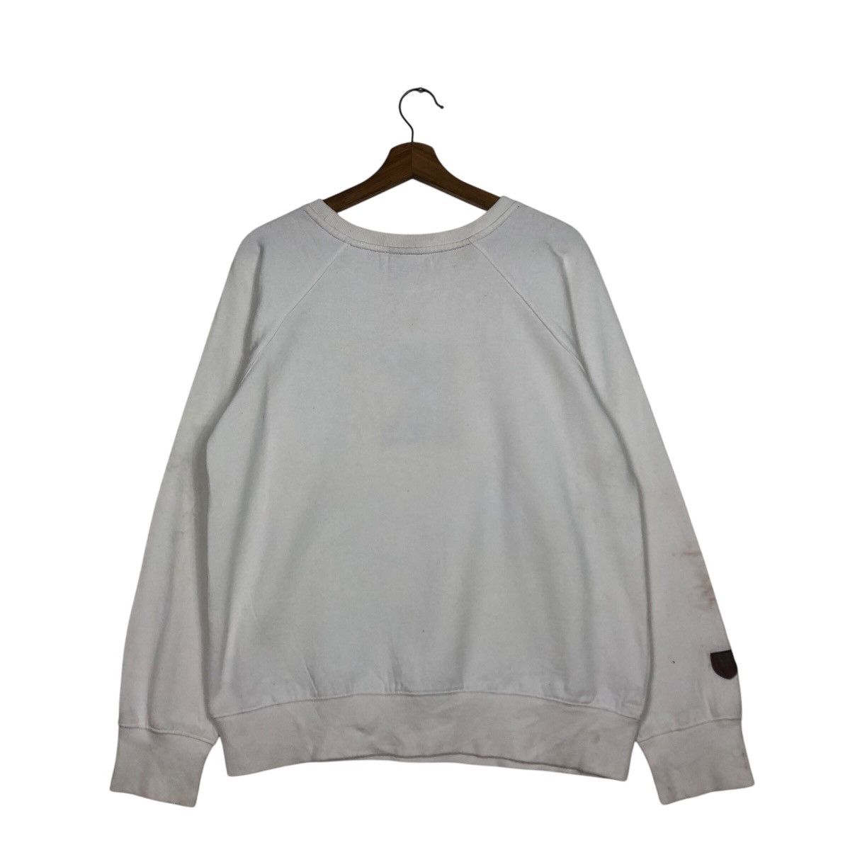 Japanese Brand × Vintage 📌Vintage Sweatshirt Rich White K.Swiss Small Pony Size US L / EU 52-54 / 3 - 9 Thumbnail