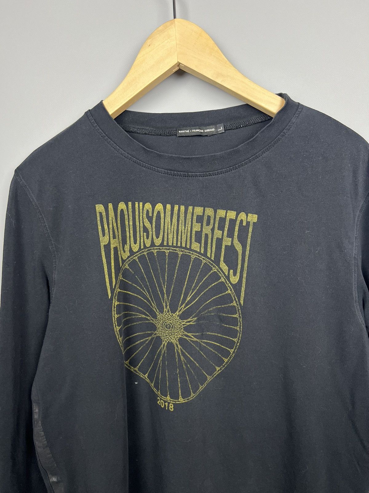 Marithe + Francois Girbaud Marithe+Francois Girbaud Avantgard Printed Longsleeve Tshirt Size US L / EU 52-54 / 3 - 3 Thumbnail