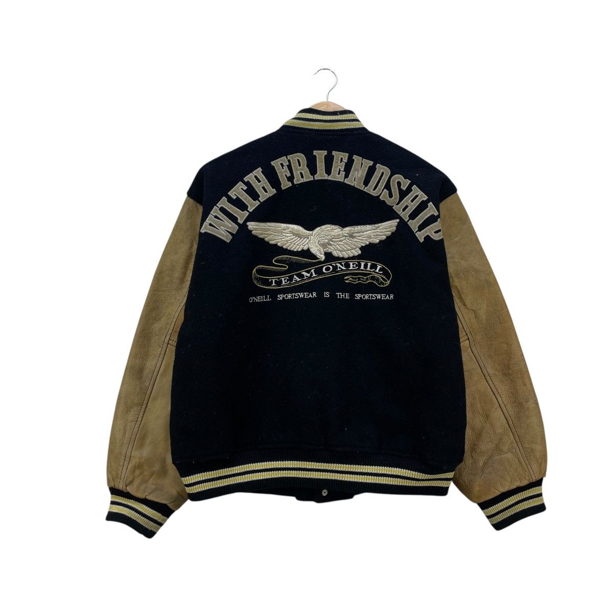 O'Neill 💥Vintage O'Neill Varsity Letterman Jacket Size US M / EU 48-50 / 2 - 2 Thumbnail