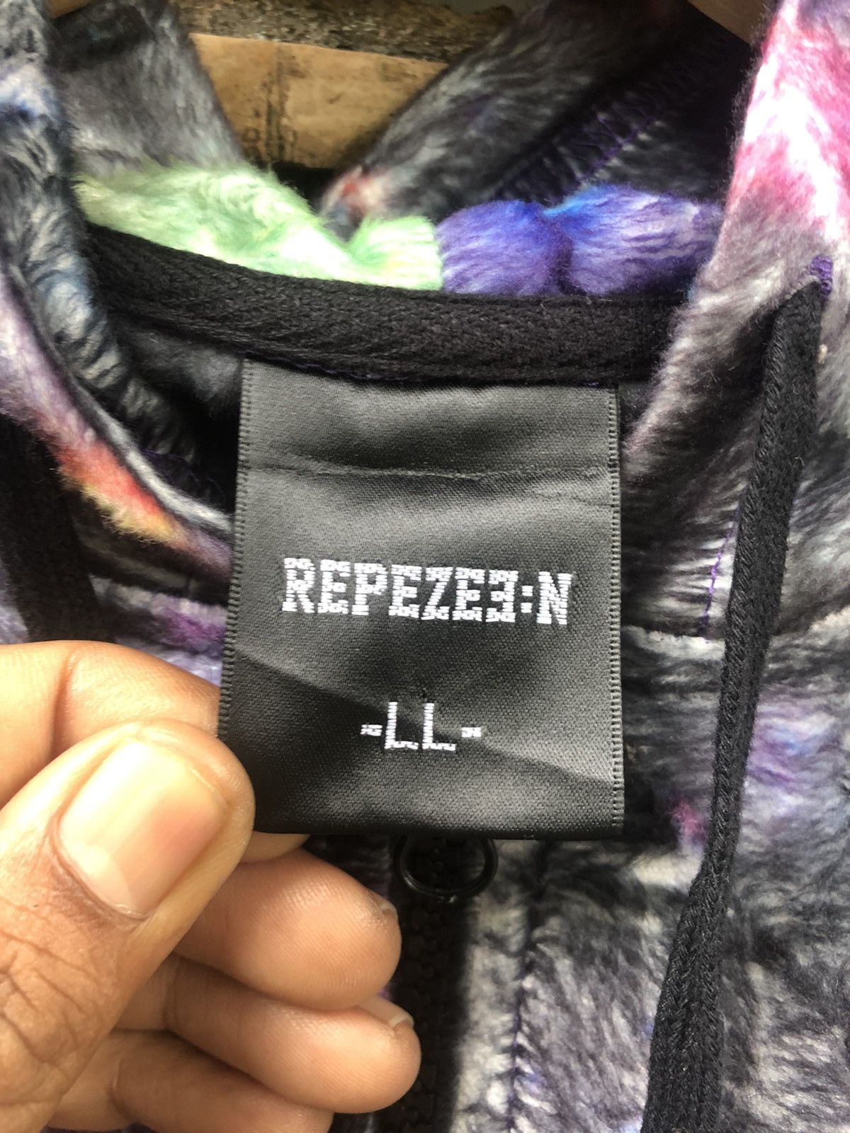 Japanese Brand Repezeen Galaxxy Fullzipper Hoodies Size US XL / EU 56 / 4 - 13 Thumbnail