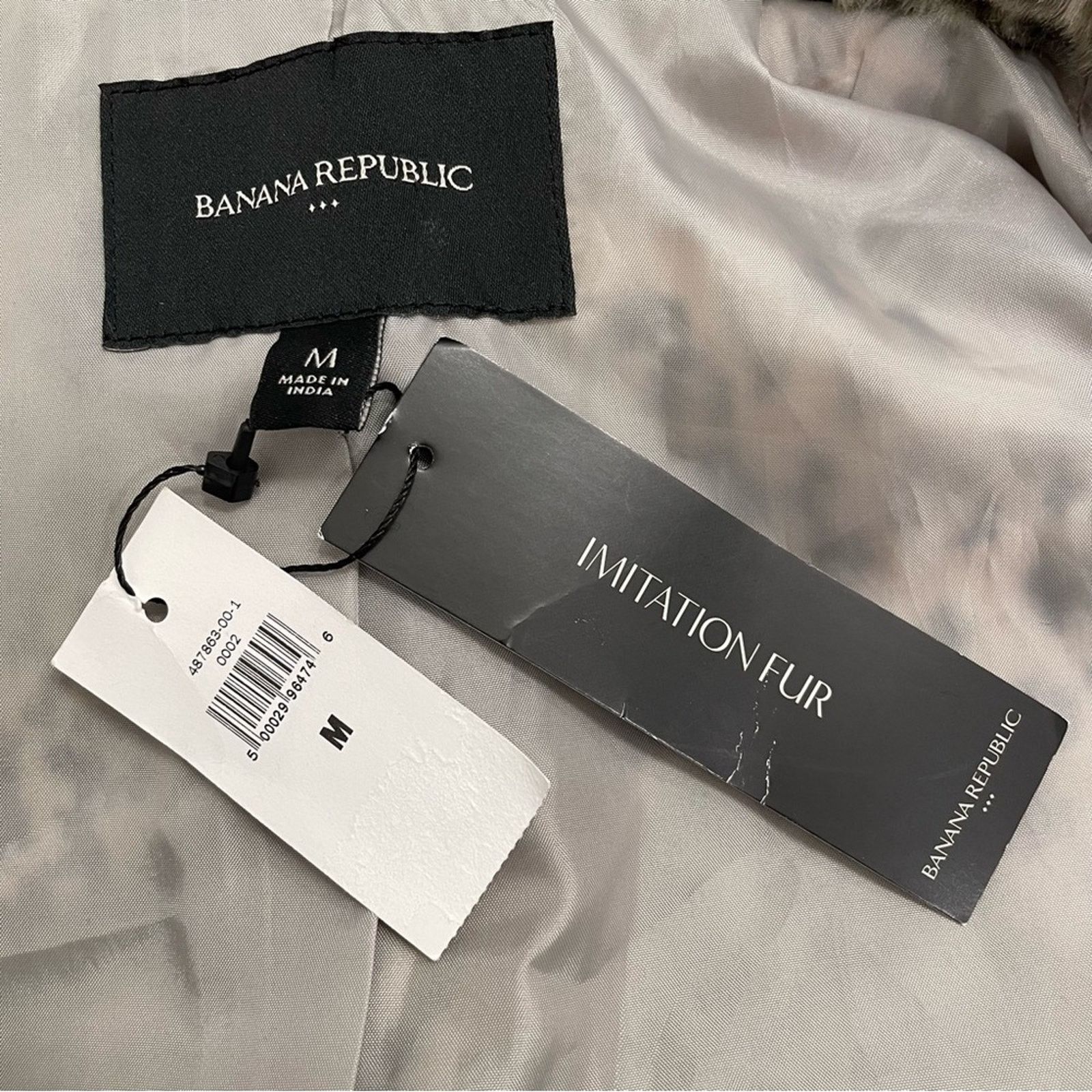 Banana Republic Banana Republic Faux Fur Coat Size M / US 6-8 / IT 42-44 - 10 Thumbnail