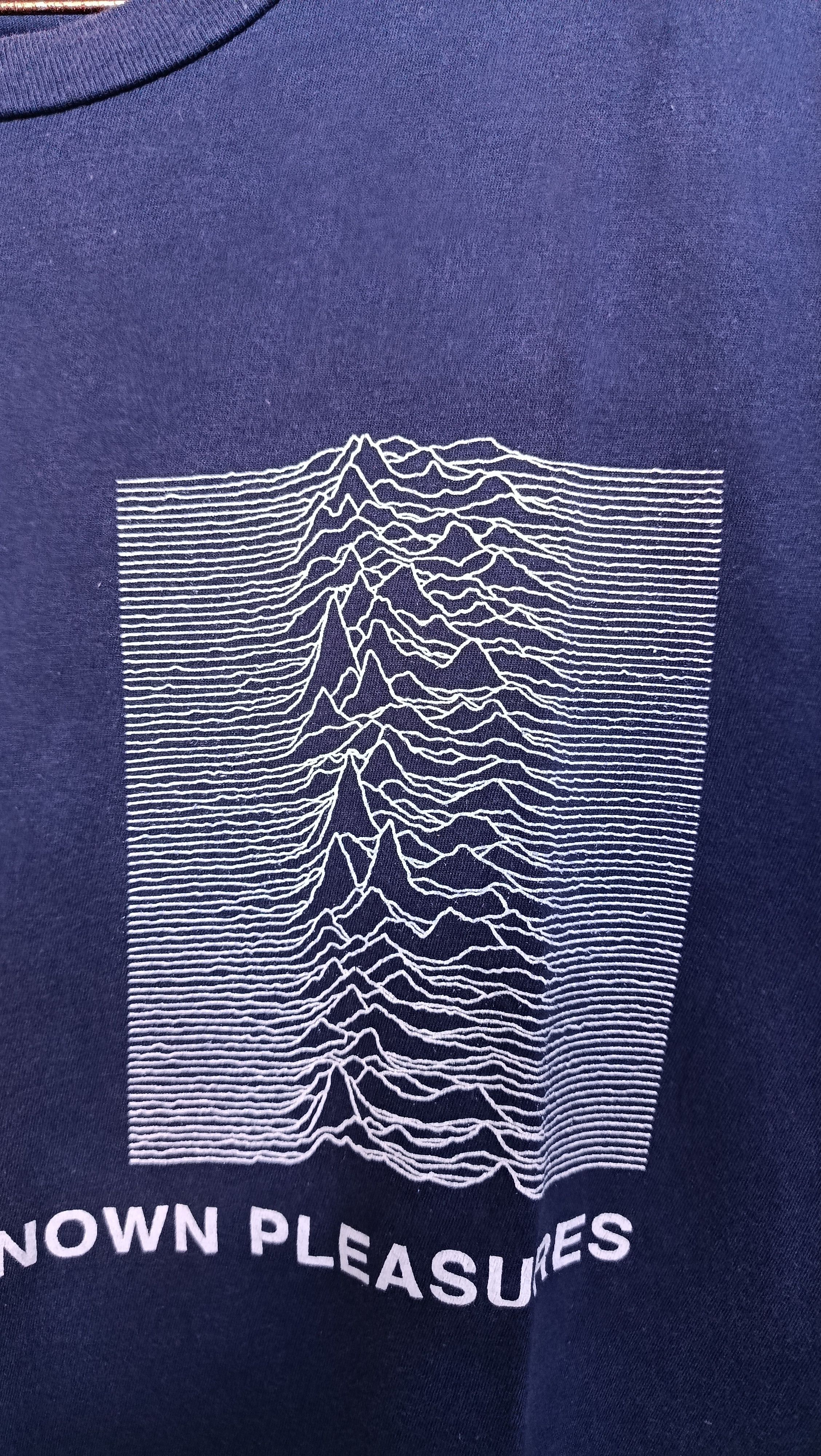 Band Tees Vtg Y2K Joy Division Unknown Pleasure Cover Album Song List Size US L / EU 52-54 / 3 - 5 Thumbnail