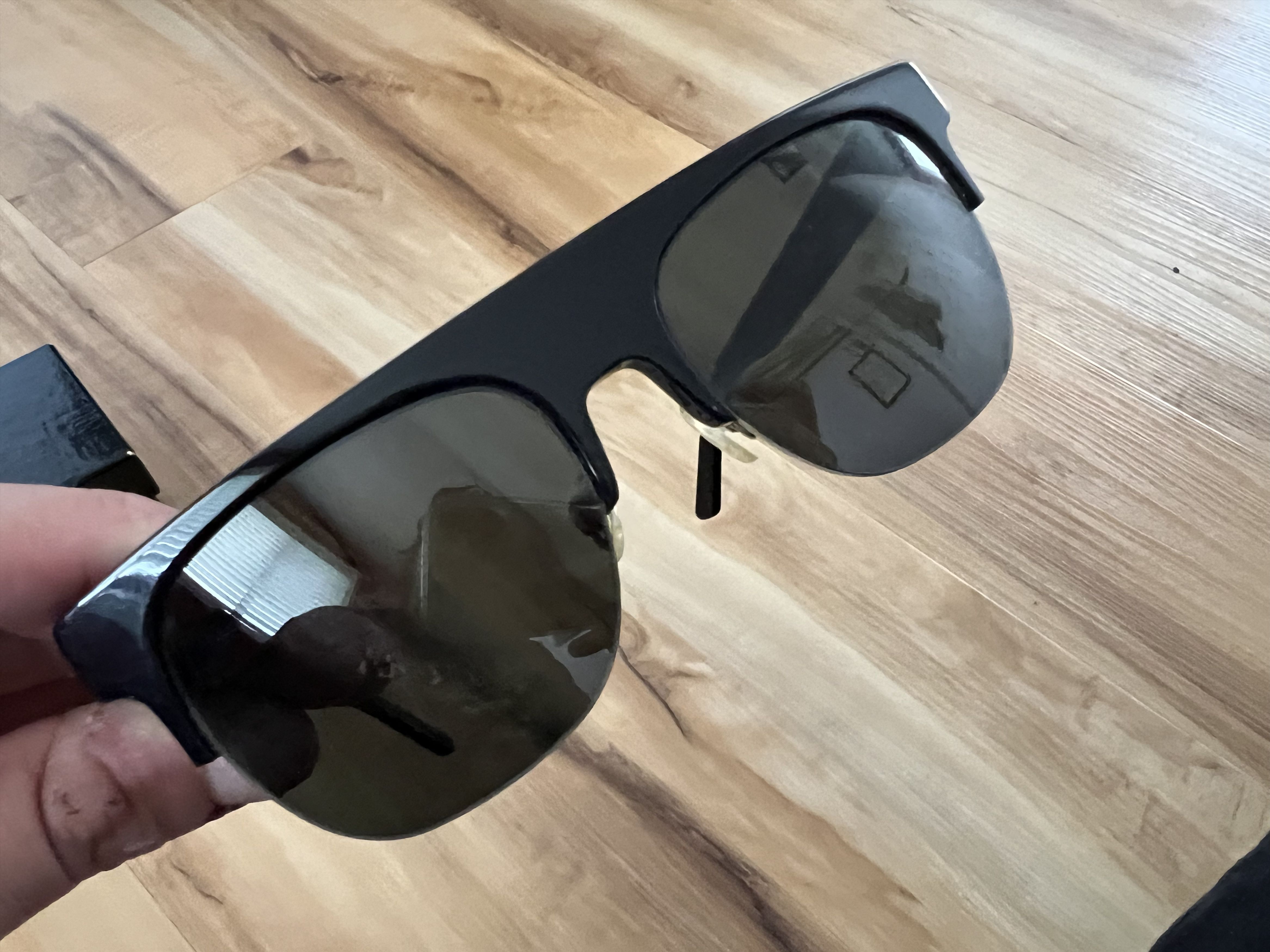 Retrosuperfuture Retrosuperfuture Andrea Black Flat Top Sunglasses Size ONE SIZE - 3 Thumbnail
