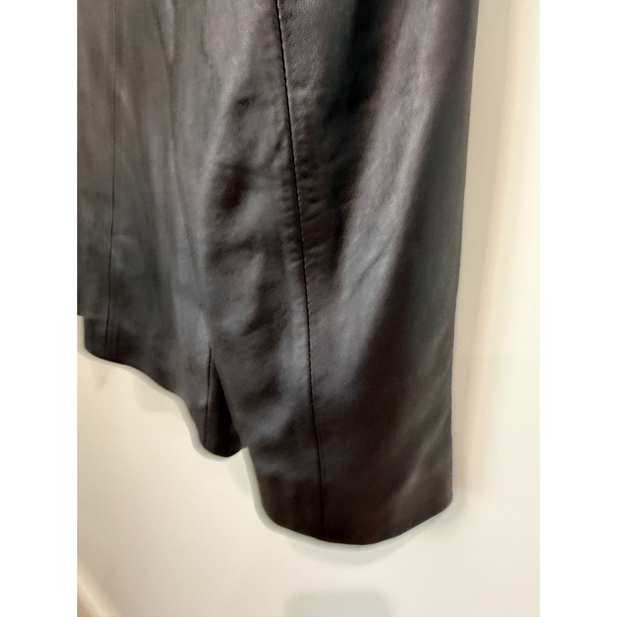 Other Vintage 90s Gian Mori Italian Genuine Leather Blazer, size l Size L / US 10 / IT 46 - 11 Thumbnail