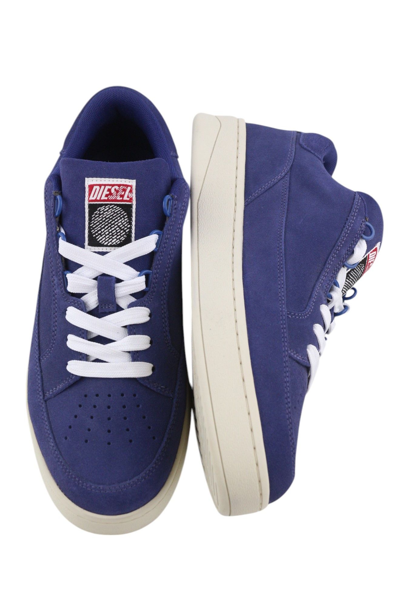 Diesel S-SINNA LOW EU42 Blue Cow Leather 40567 Size US 9 / EU 42 - 6 Thumbnail