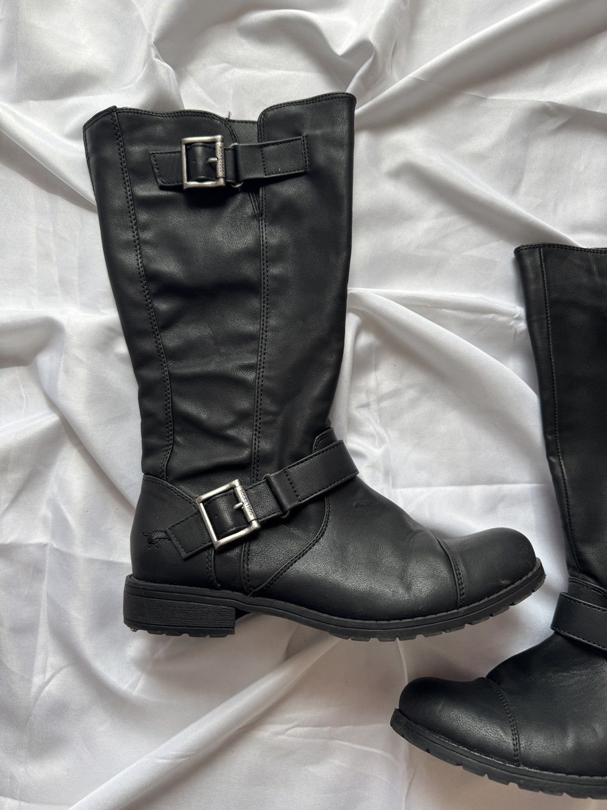 Hysteric Glamour Avant Garde Vintage Strap Details Faux Leather Boots Size US 8 / IT 38 - 3 Thumbnail