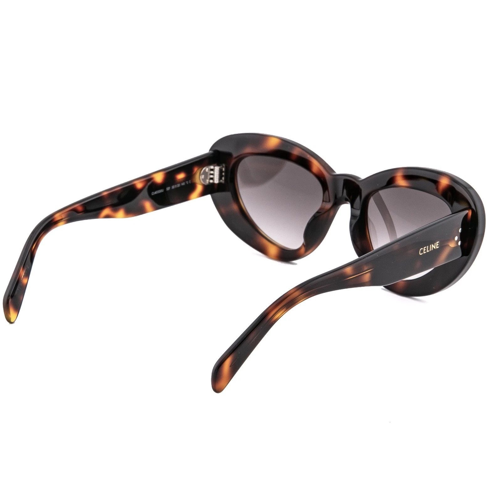 Celine CELINE 40320 CL40320U BOLD 3 Dots Brown Havana Sunglass 52F Size ONE SIZE - 5 Thumbnail