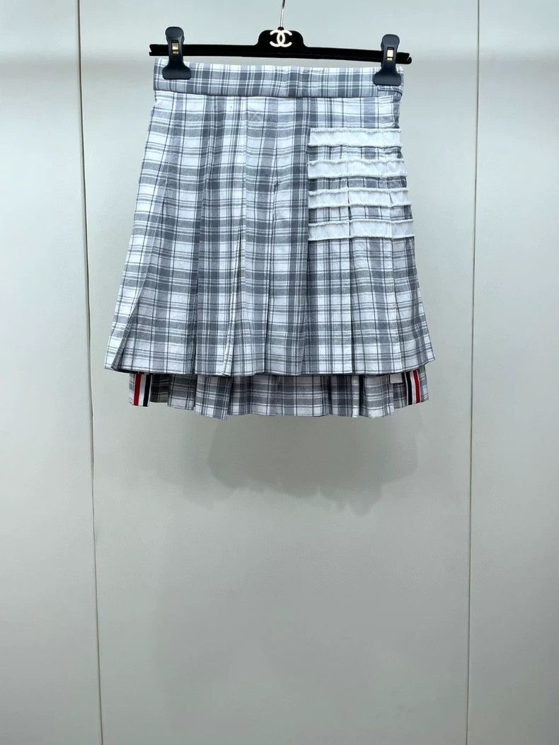 Thom Browne Thom Browne Gray checkered skirt Size 42" / US 20 - 1 Thumbnail