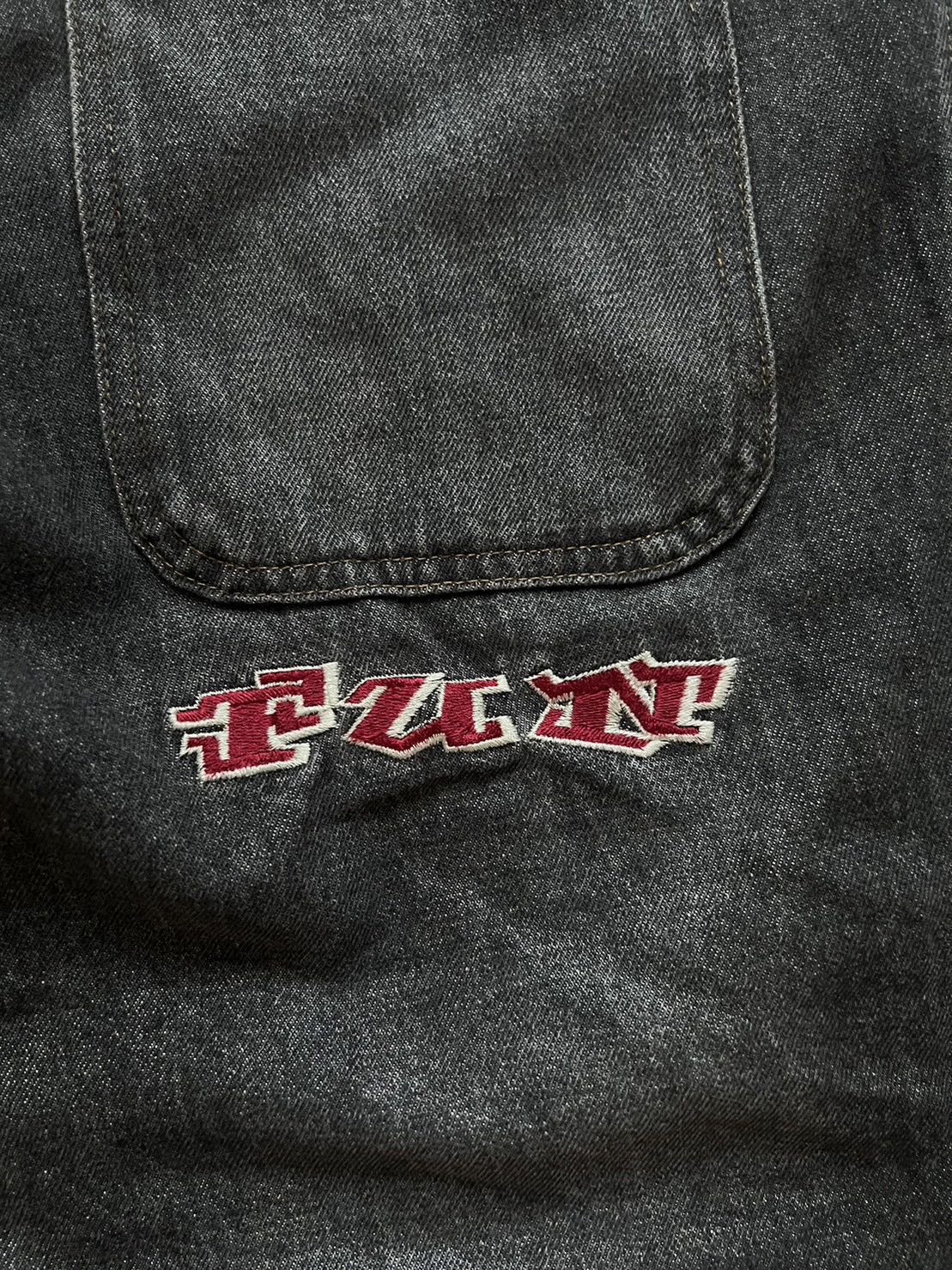 Japanese Brand Fun Denim Big Pocket Pants Size US 29 - 13 Thumbnail