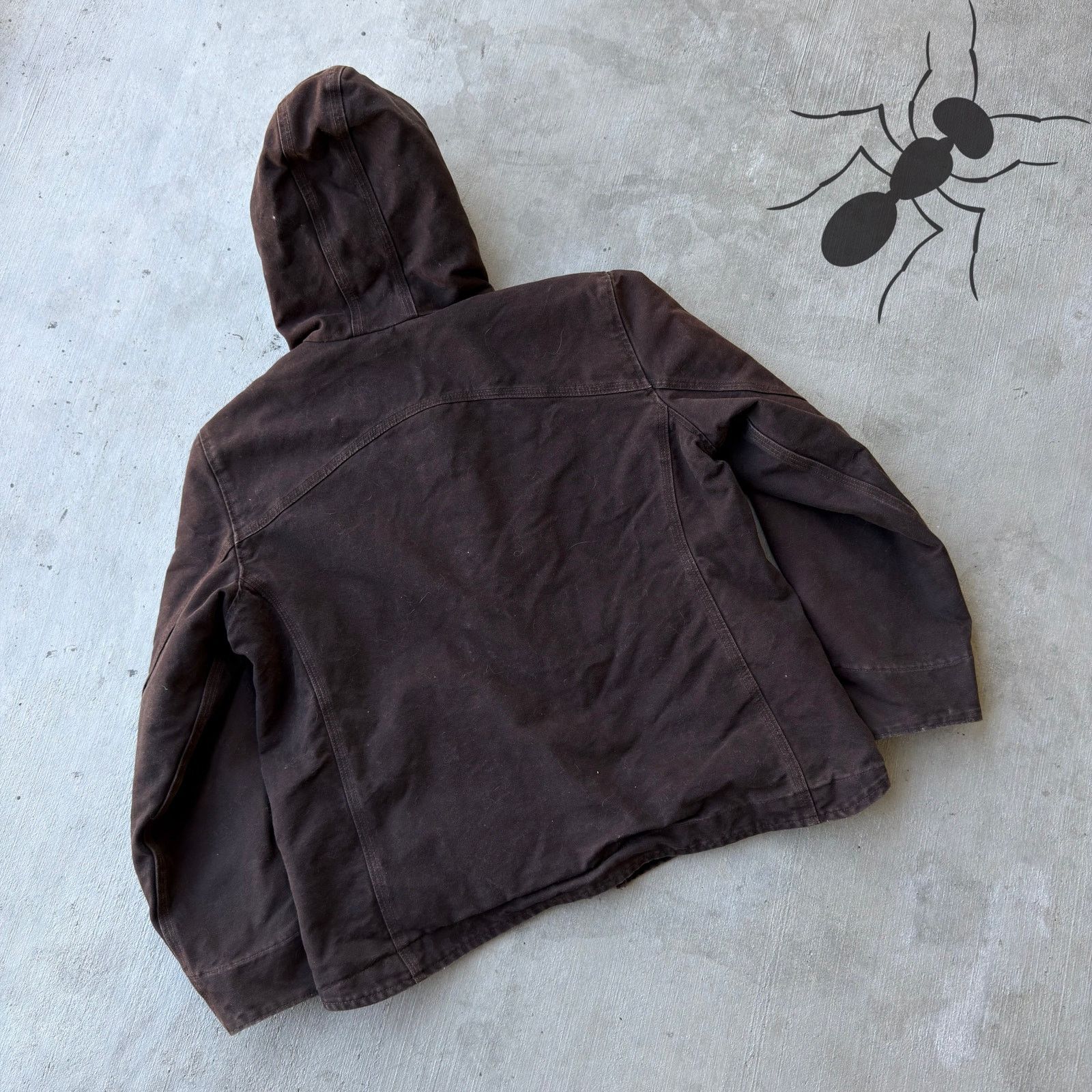 Carhartt × Vintage Vintage Y2K Carhartt WOMENS DKB brown button work jacket Size US L / EU 52-54 / 3 - 6 Thumbnail