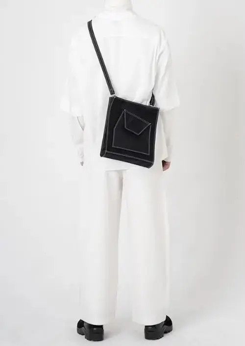 Japanese Brand Korean fashion black nylon crossbody bag shoulder bag Size ONE SIZE - 4 Thumbnail