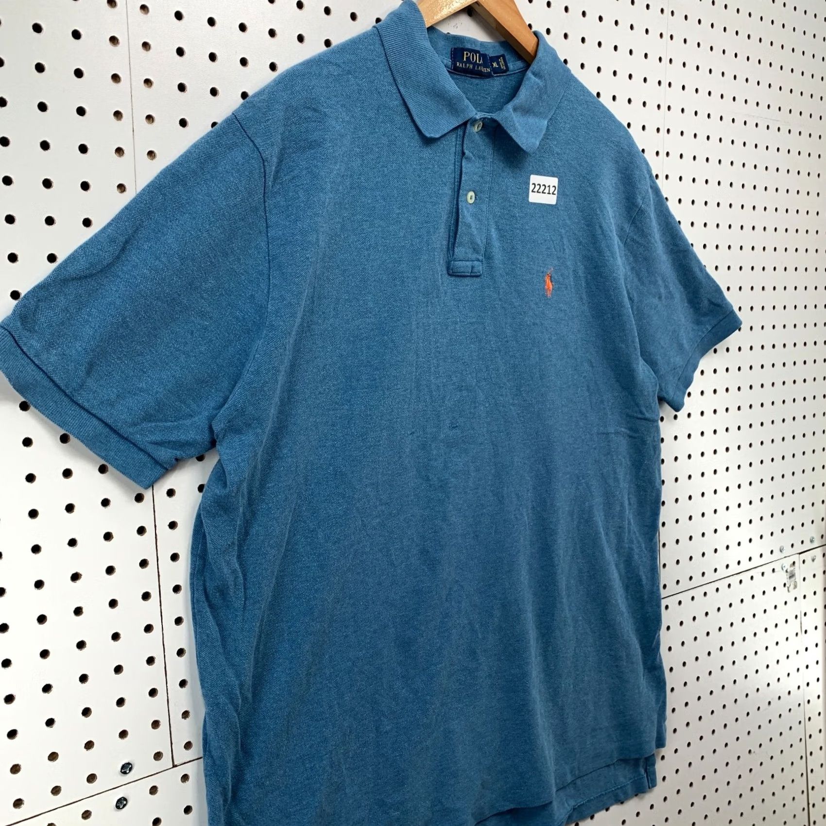Polo Ralph Lauren Polo Ralph Lauren Polo Shirt Blue Orange Pony Men XL 24x30 Short Sleeve Size US XL / EU 56 / 4 - 6 Thumbnail