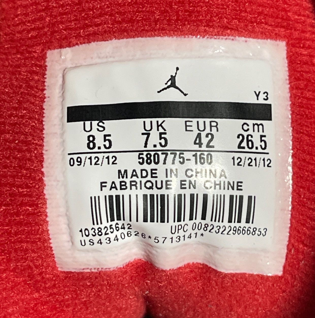 Jordan Brand 2013 Jordan 3 White Cement 88 Dunk Contest Size US 8.5 / EU 41-42 - 7 Thumbnail