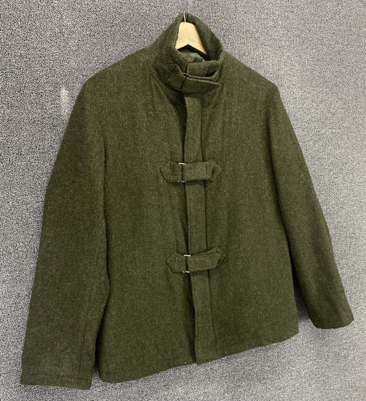 Japanese Brand Vintage Spirit Passion Belief SPB Strap Wool Jacket Size M / US 6-8 / IT 42-44 - 2 Thumbnail