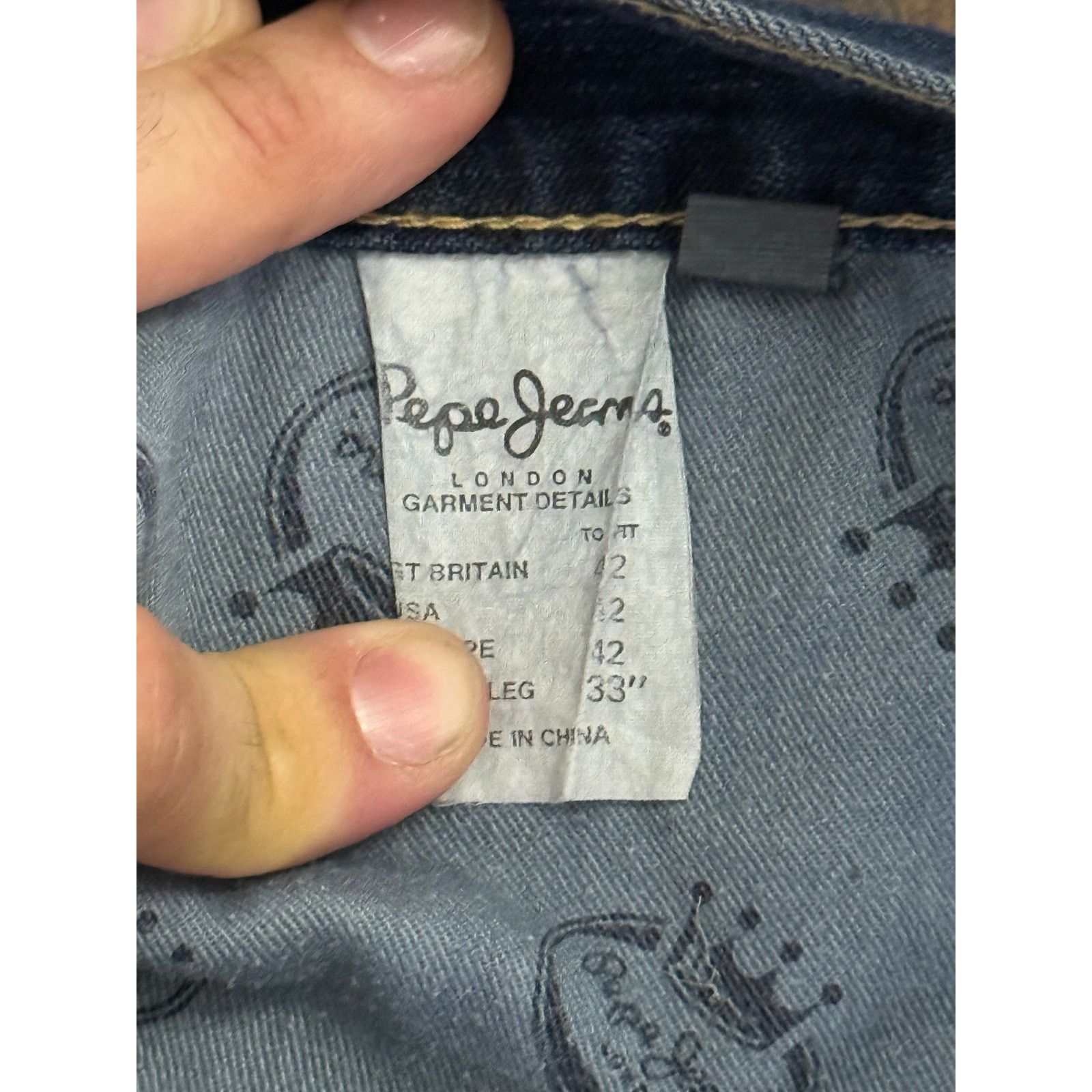 Pepe Jeans Vintage y2k Pepe Jeans Baggy Oversized Wide-leg Jeans Size US 42 / EU 58 - 8 Thumbnail