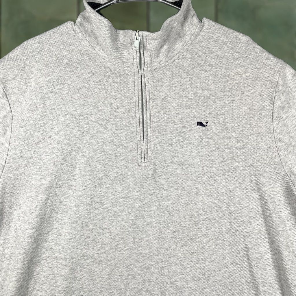 Vineyard Vines Vineyard Vines Sweater Mens 2XL Gray Performance Quarter Zip Pullover Whale Logo Size US XXL / EU 58 / 5 - 1 Thumbnail