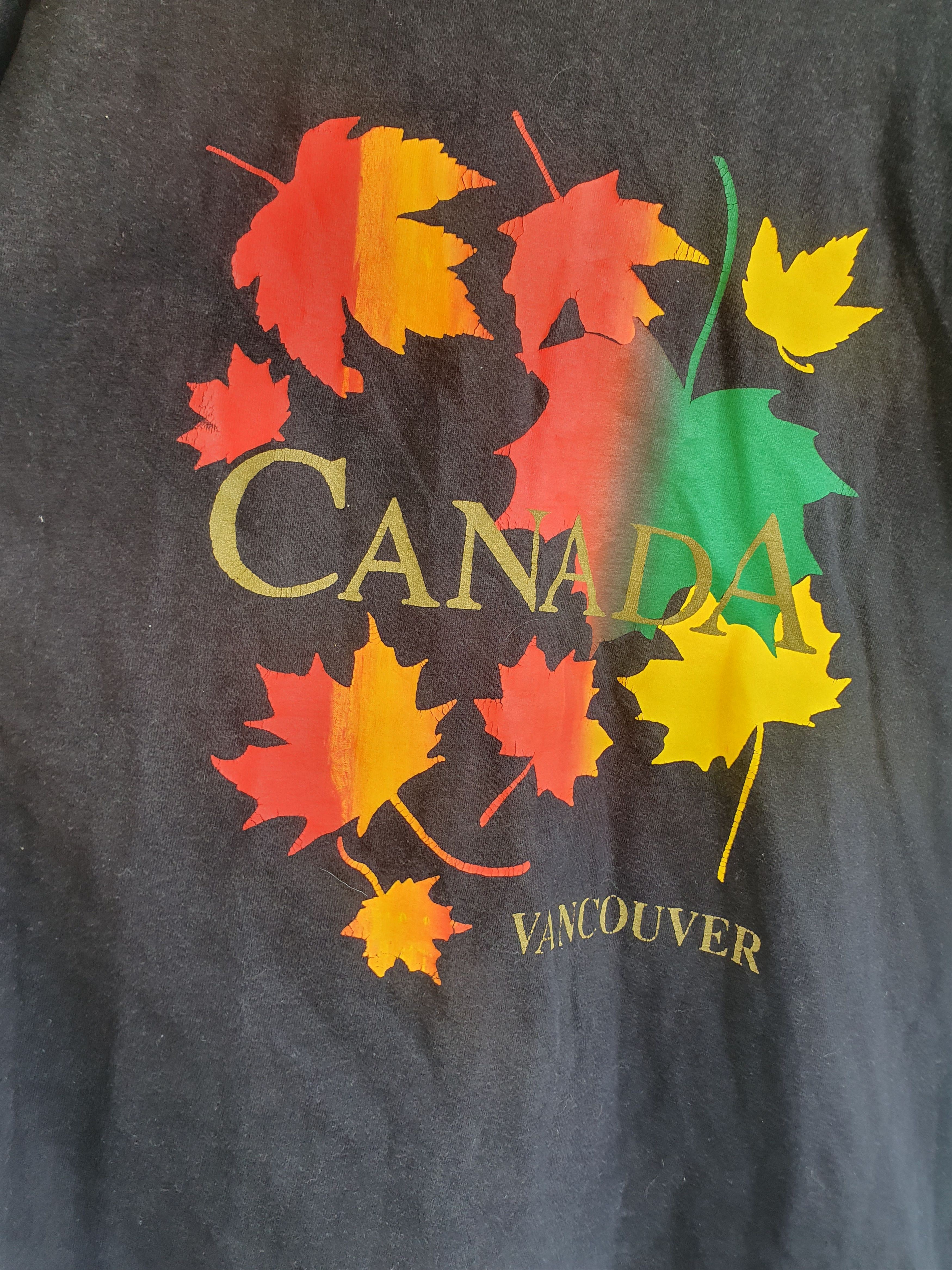 Vintage Canada Vancouver Vtg Single Stitch Destination t-shirt XL Size US XL / EU 56 / 4 - 6 Thumbnail