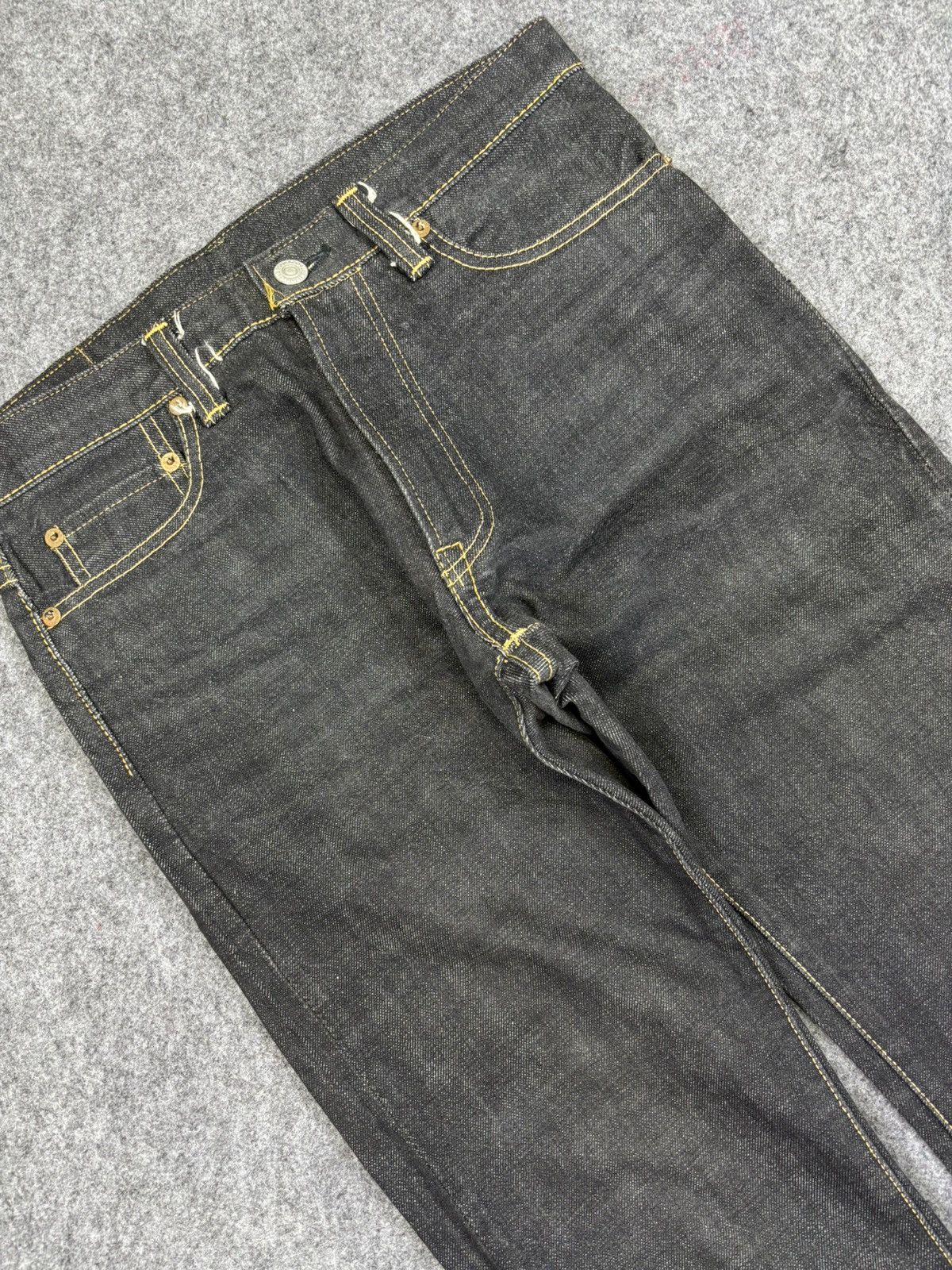 Alchemist 💥RAW💥ALCHEMIST FAB FOUR Skinny Indigo Raw Biker Denim F743 Size US 29 - 5 Thumbnail