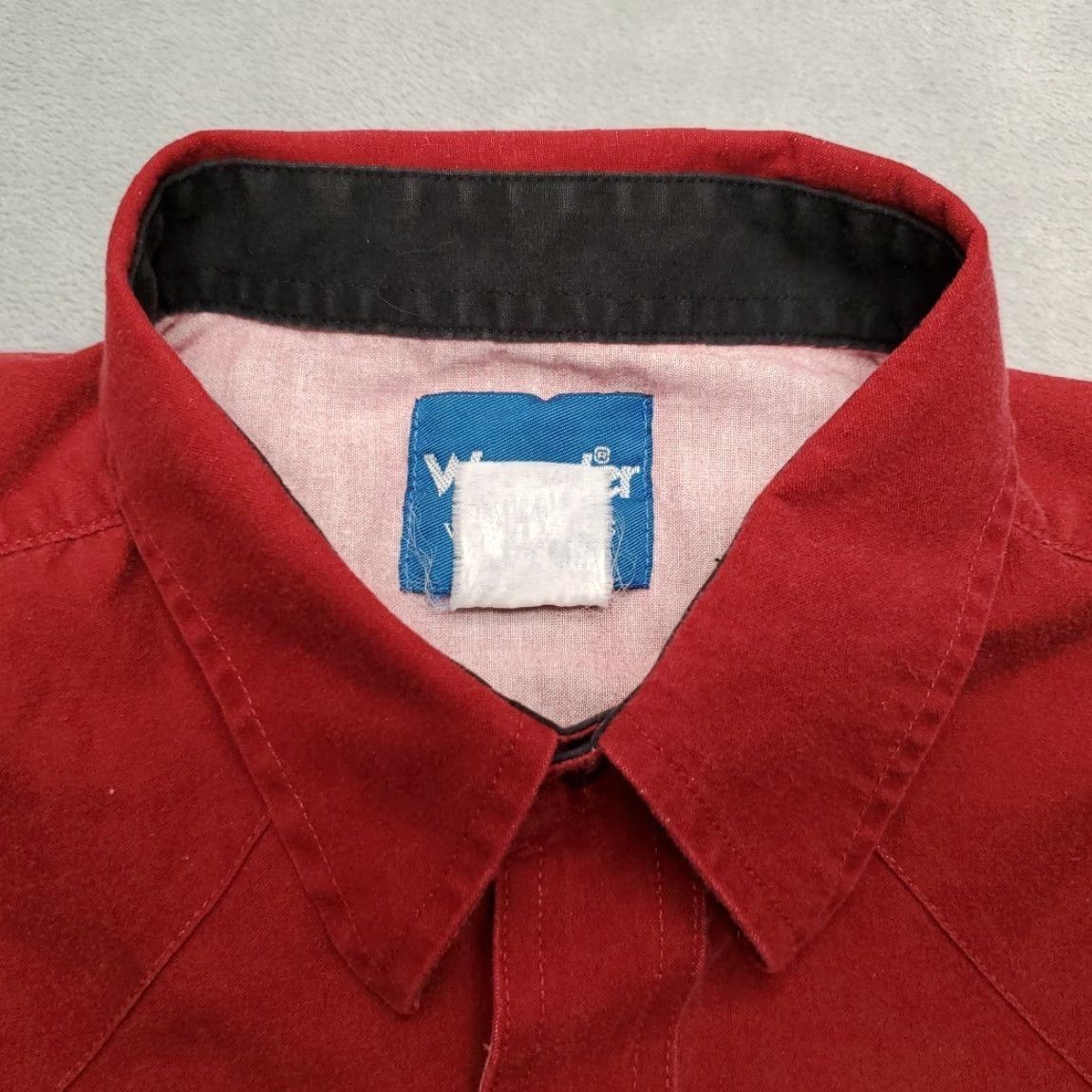 Wrangler VINTAGE Wrangler Shirt Mens XL Red Steer Skull Pearl Snap Western Cowboy Ranch Size US XL / EU 56 / 4 - 5 Thumbnail