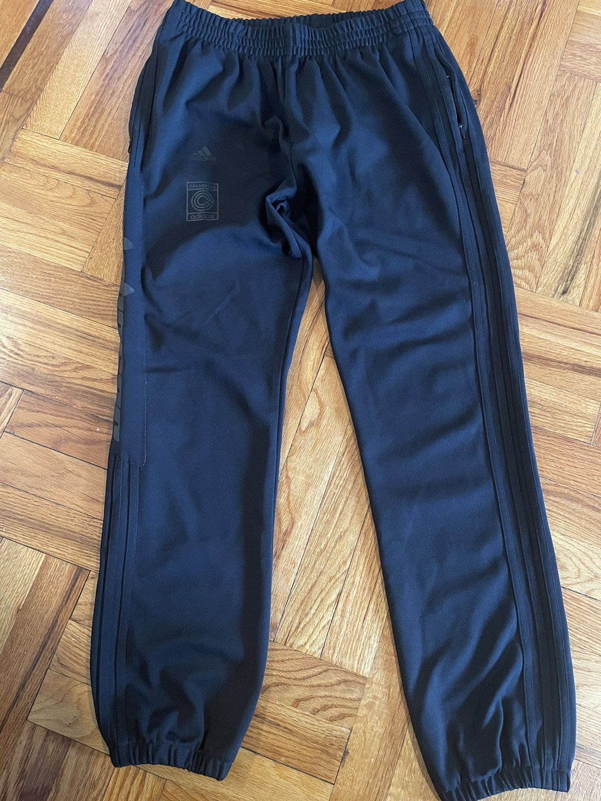 image of Yeezy Season Adidas Yeezy Calabasas Track Pants - Medium in Black, Men's (Size 33)