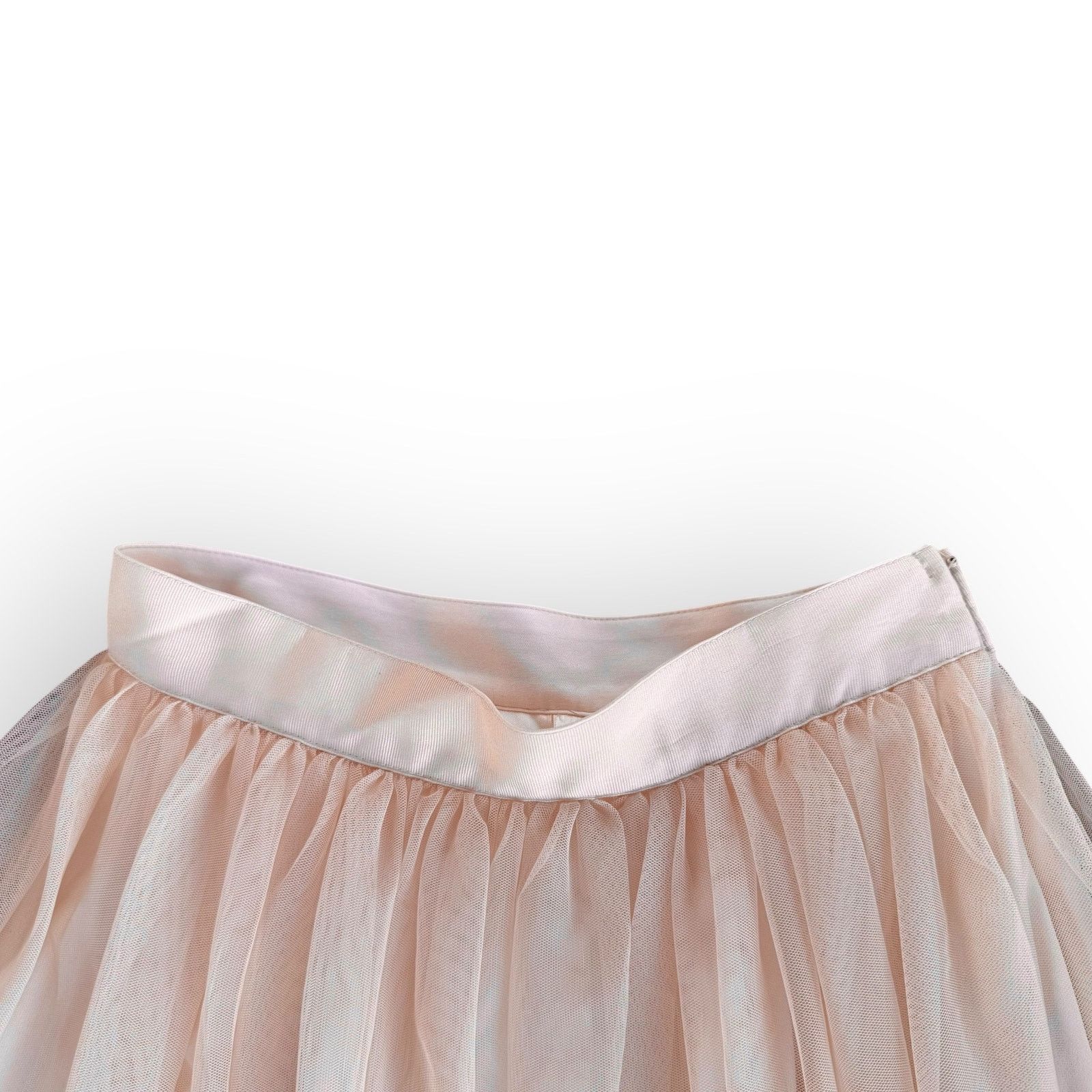 Other Lauren Conrad Maxi Skirt Pink Blush Nude Ombre Tulle Size 4 Size 27" / US 4 / IT 40 - 3 Thumbnail