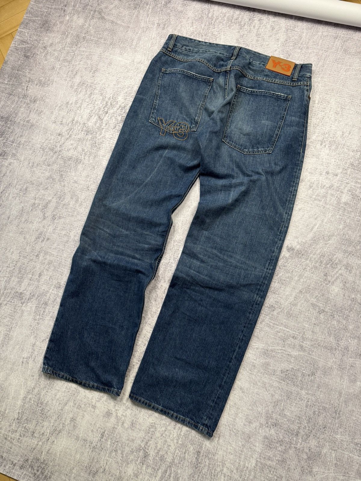 Y-3 Rare vintage blue Adidas Y-3 Yohji Yamamoto jeans Size US 38 / EU 54 - 2 Thumbnail