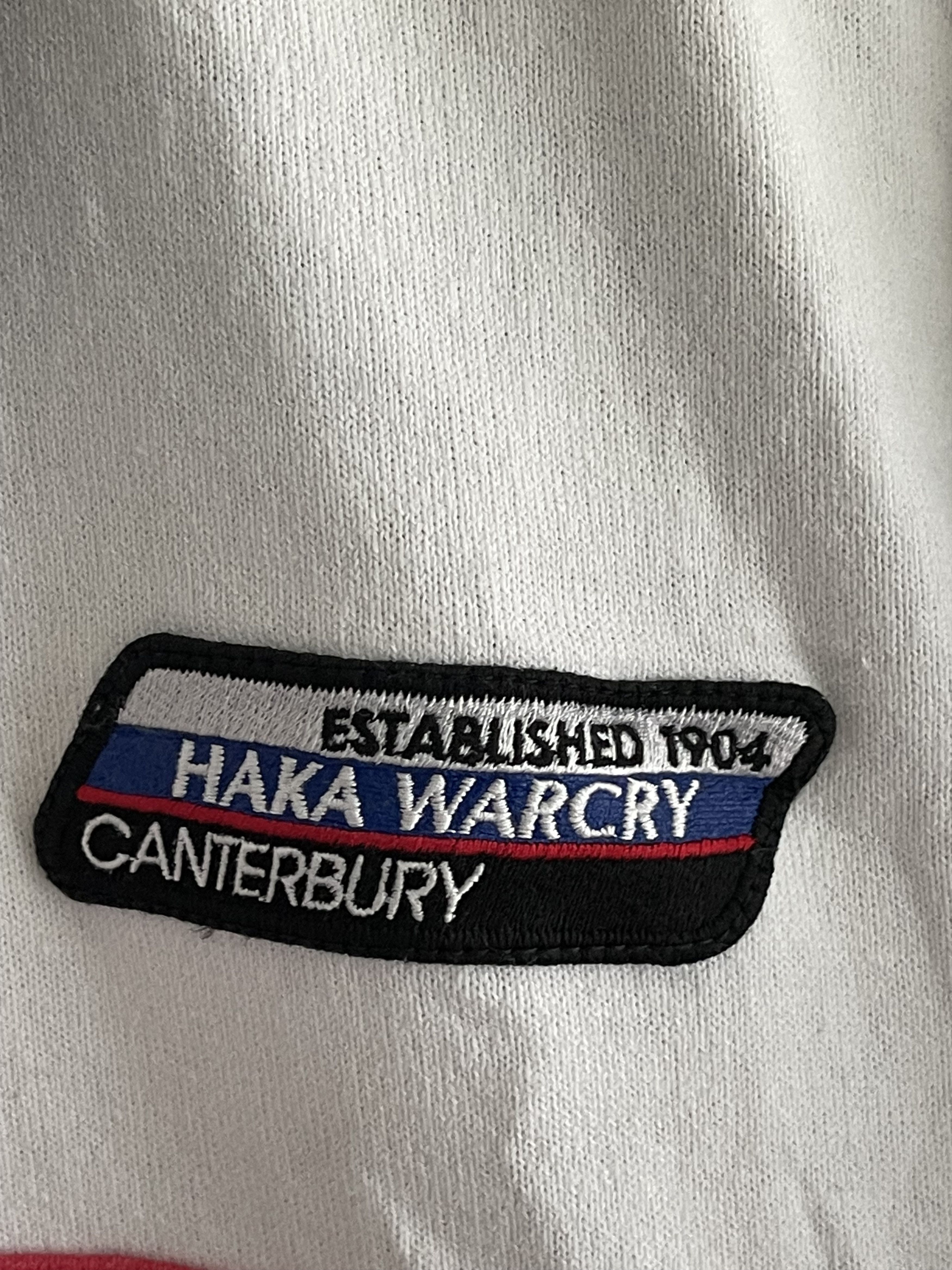 Canterbury of New Zealand × Vintage Vintage Canterbury Haka War Cry Rugby Shirt Size US XL / EU 56 / 4 - 7 Thumbnail