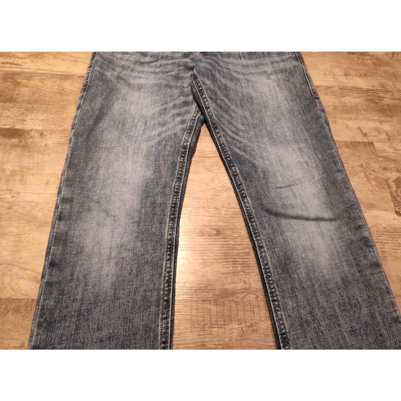 Vintage VINTAGE Rock & Republic Slim Straight Jeans Men 29x32 Medium Wash Denim Blue 90s? Size US 29 - 3 Thumbnail