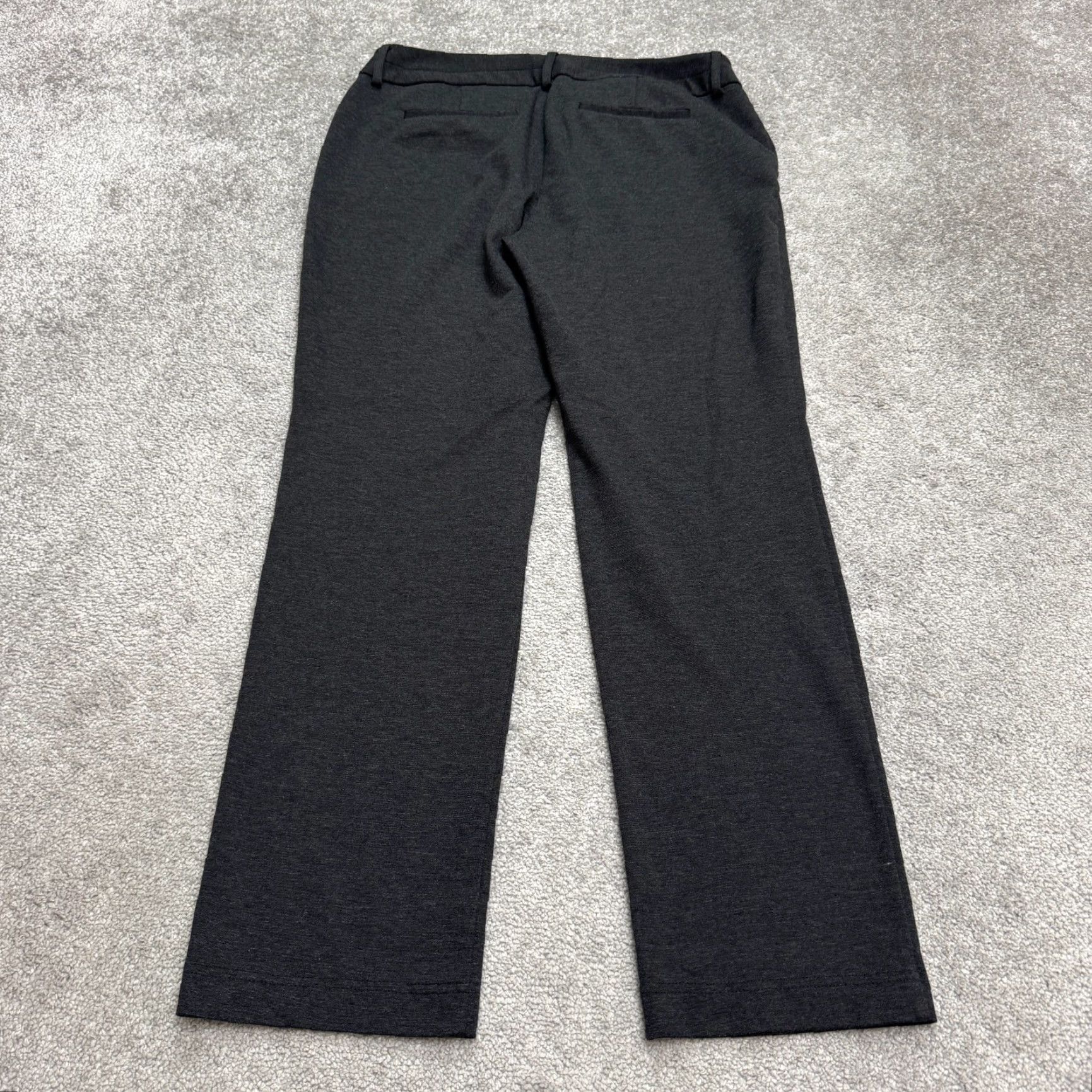 Vintage Chico's Pants Dress Pants Womens 34x29 Gray Straight Mid Rise 1.5 Short Size 25" / US 0 / IT 36 - 2 Thumbnail