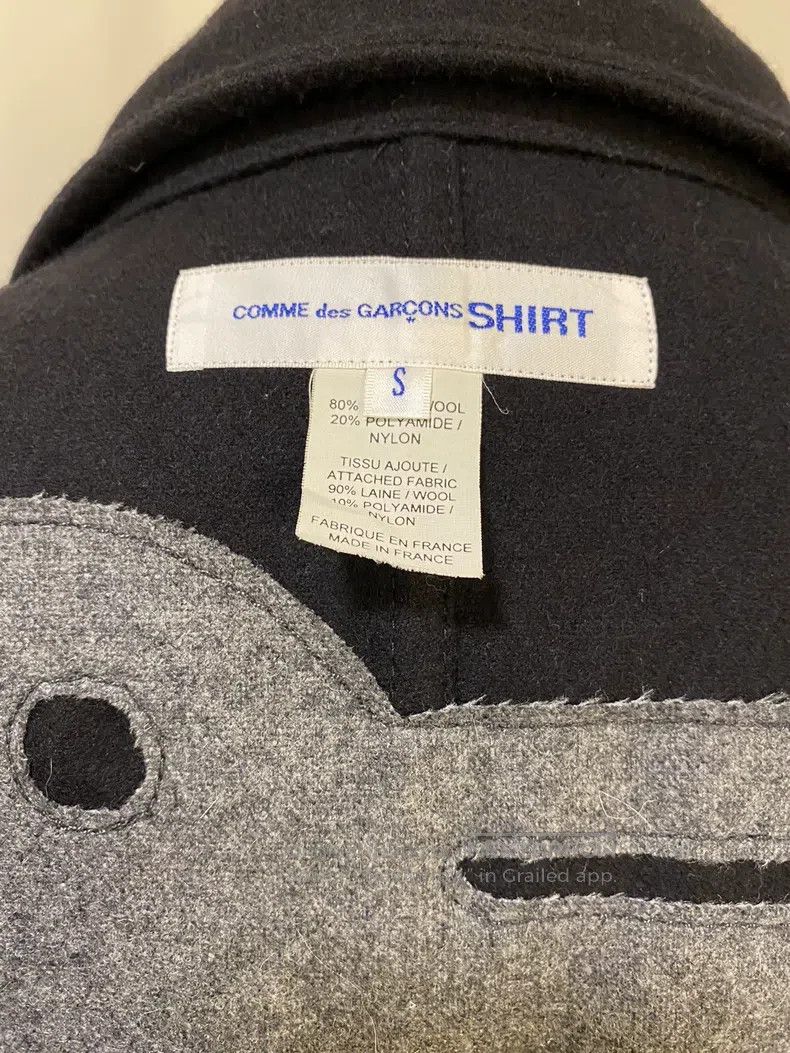 Comme des Garcons Comme Des Garcons Navy Blue Woolen Coat Size S / US 4 / IT 40 - 5 Thumbnail