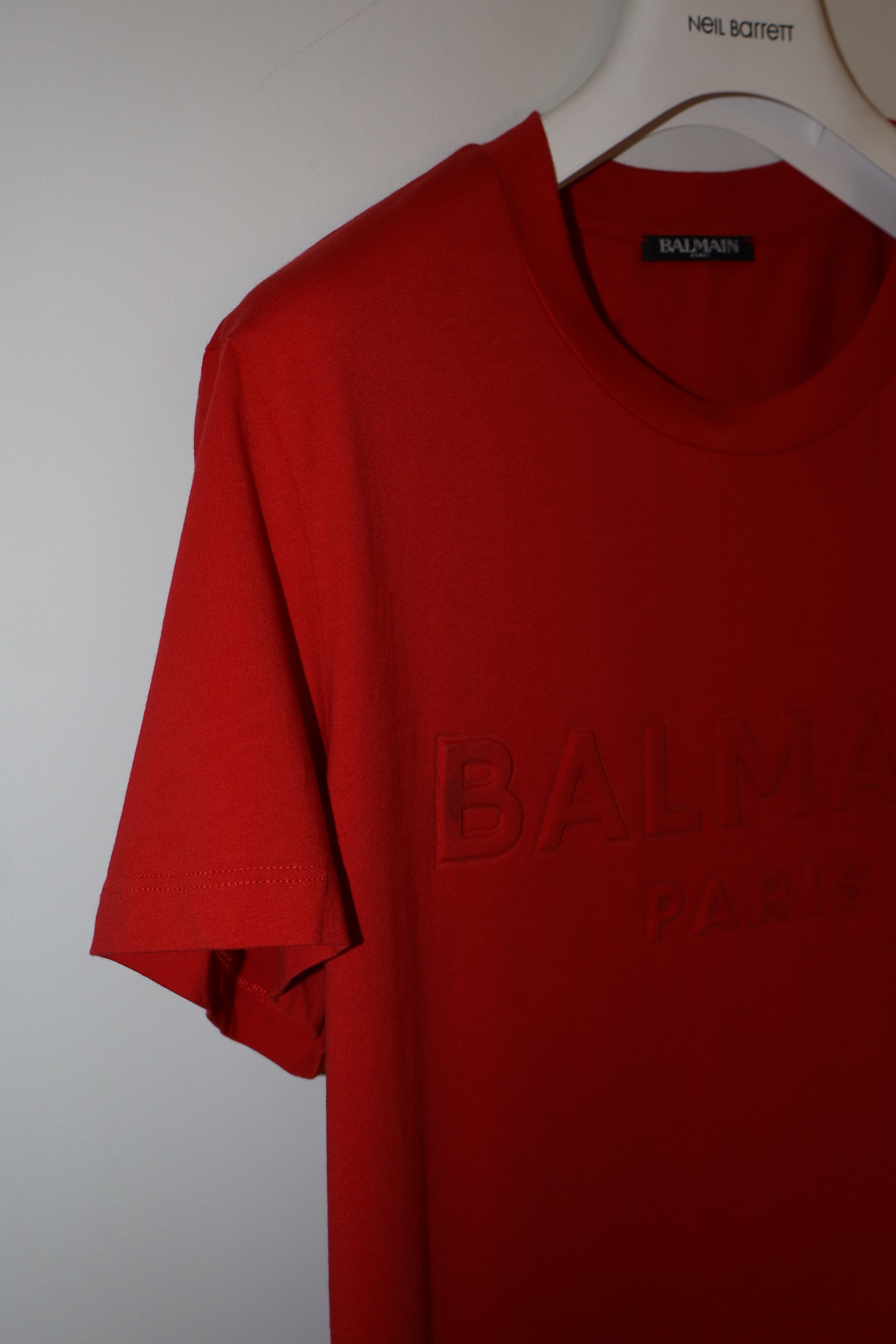 Balmain Embossed logo print t-shirt Size US M / EU 48-50 / 2 - 4 Thumbnail