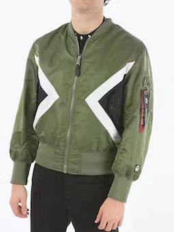 image of Neil Barrett Og1Mm1223 Jacket In Green, Men's (Size Large)