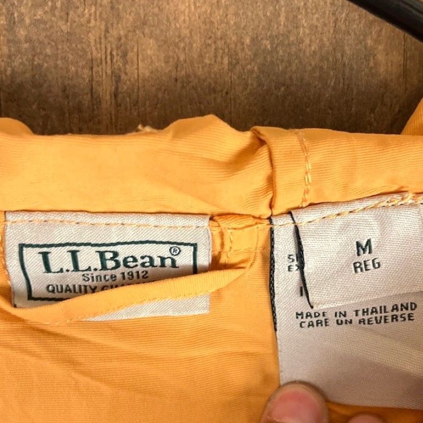 Vintage LL Bean Mens Jacket Yellow Mountain Classic Anorak Windbreaker 1/2 Zip Medium Size US M / EU 48-50 / 2 - 6 Thumbnail